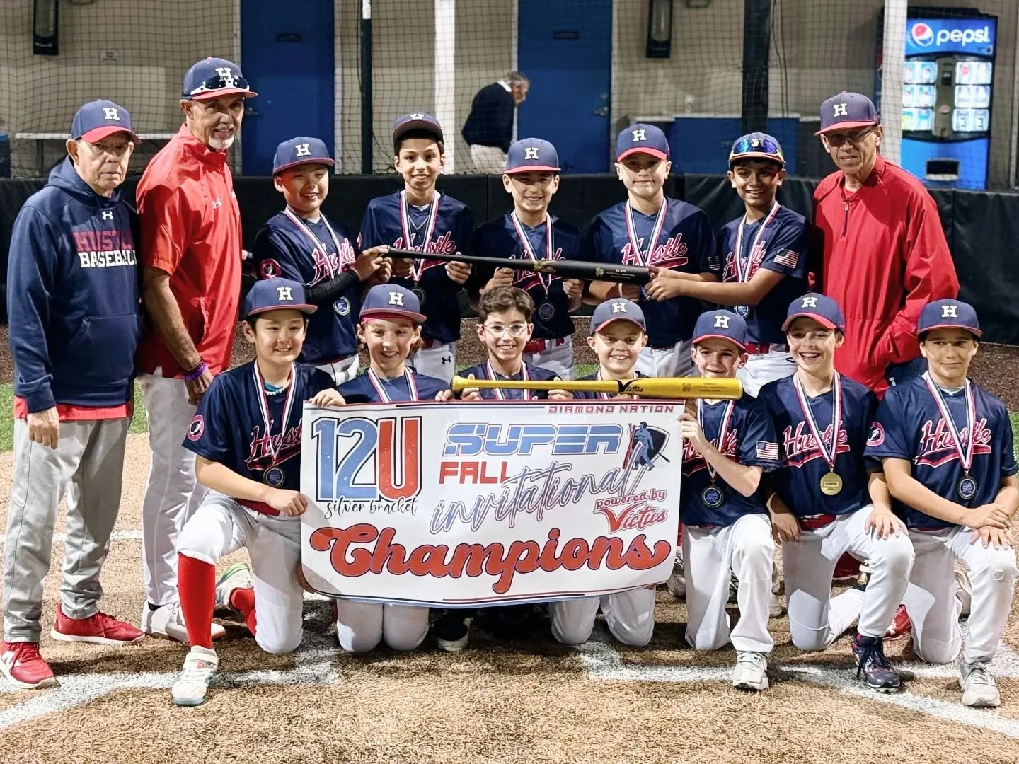 Congrats to 12u Hustle winning the 🏆 in the Silver Bracket at DN this weekend. Boys put an explosive offense together outscoring opponents 27-7 in the playoff rounds! #12u #fallball #champs @diamondnationnj #hustle #hustlebaseball #hustlebaseballaca