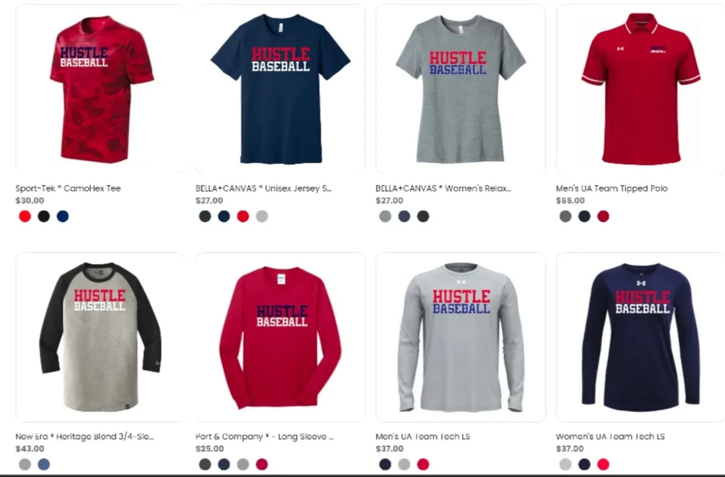 Hustle holiday store is officially open. Closes Sunday at midnight! Visit https://middlesexnj.destinationstores.com/Hustle to order. #holiday #store #baseball #softball @hustlesoftballacademy #hustle #swag