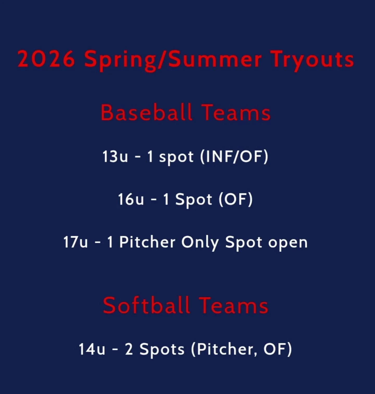 Last few summer spots open. The season begins soon. Email/DM/Call us to get an eval in the evening. www.hustleba.com/tryouts