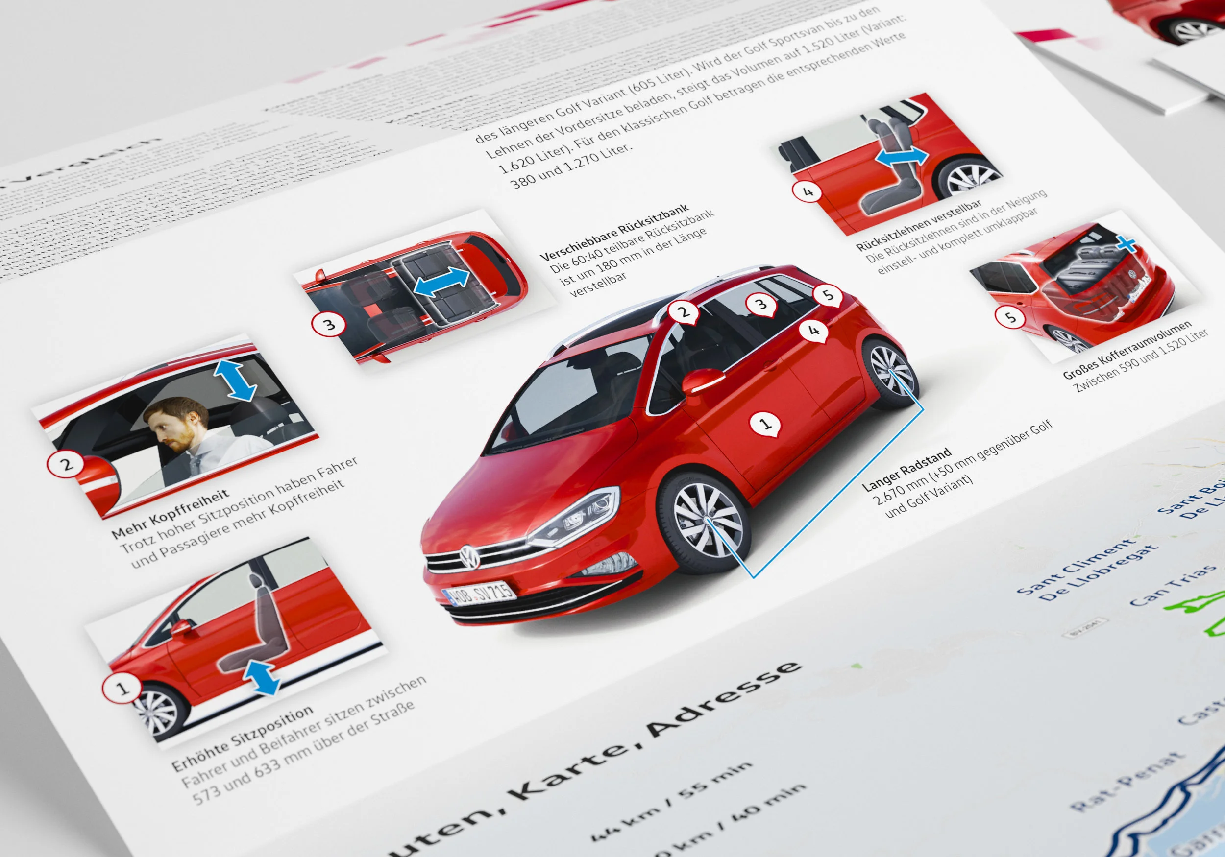Wichtige Aspekte werden mit 3D Infografiken dargestellt