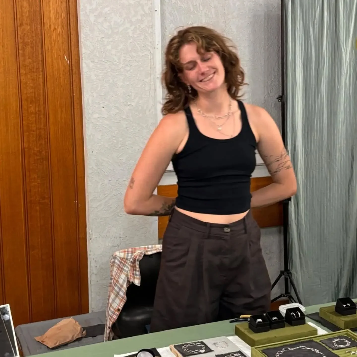 Had the sweetest weekend at Randwick town hall market - curated by the wonderful @voluptuary_world ✨✨ 

Making jewellery is such a solitary endeavour I adored getting to talk about my life's obsession and find some new homes for some very special pie