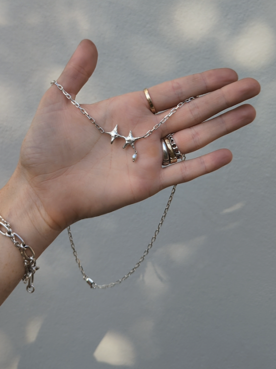 Estrella chain w pearl