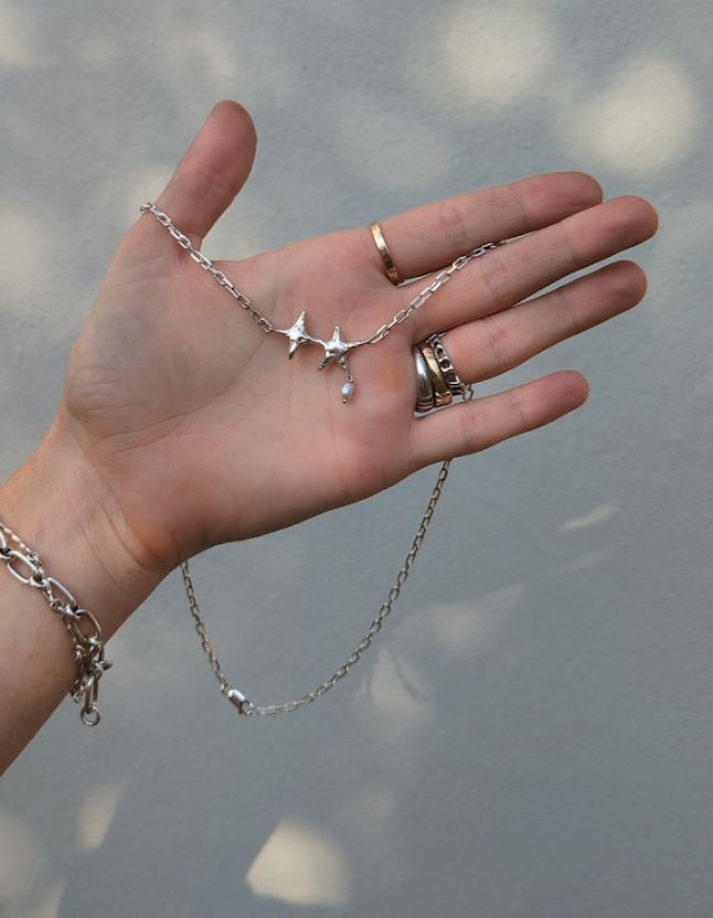 Estrella chain w pearl