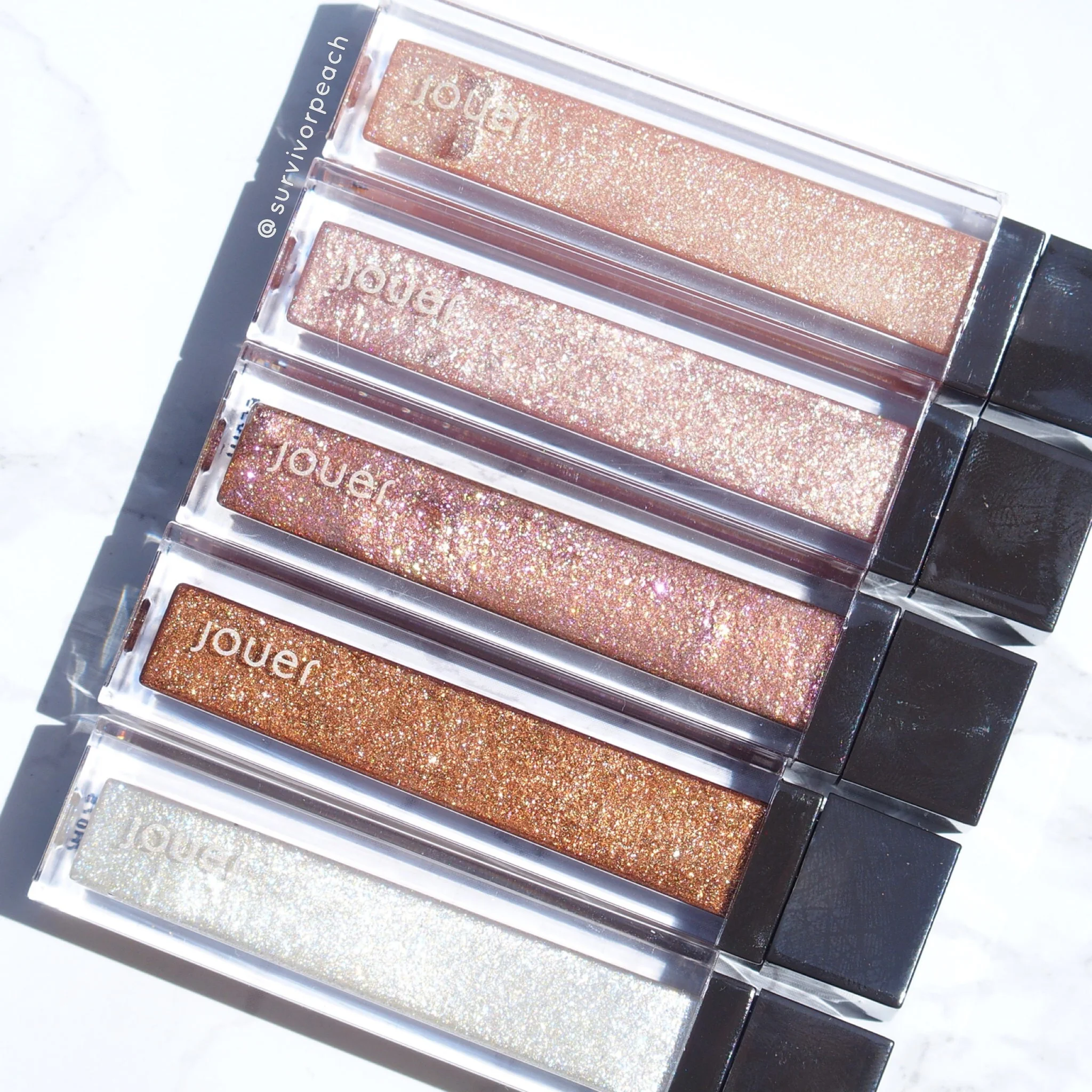 Swatches for my Jouer Lip Toppers! 