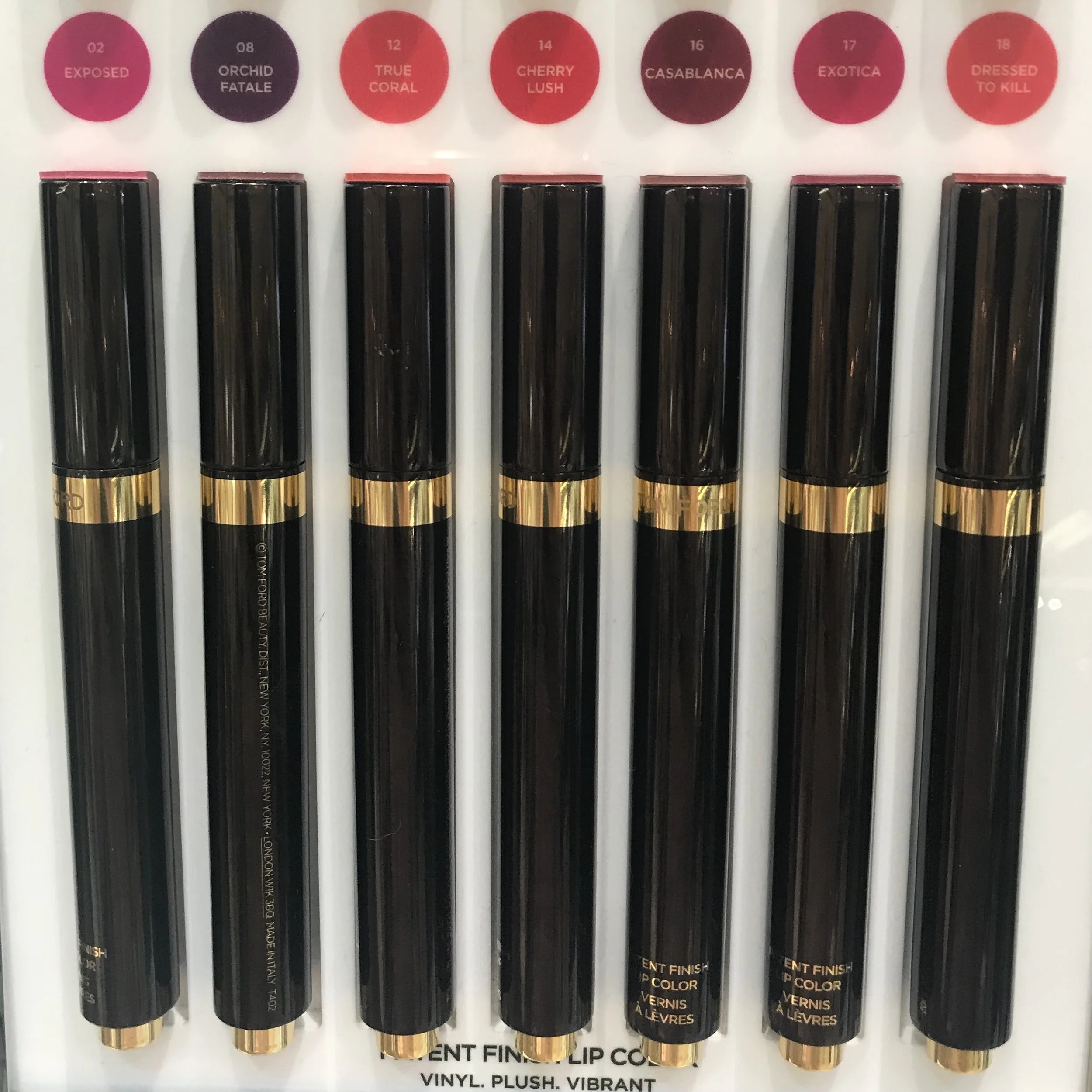Tom Ford Lip Polish shade extensions