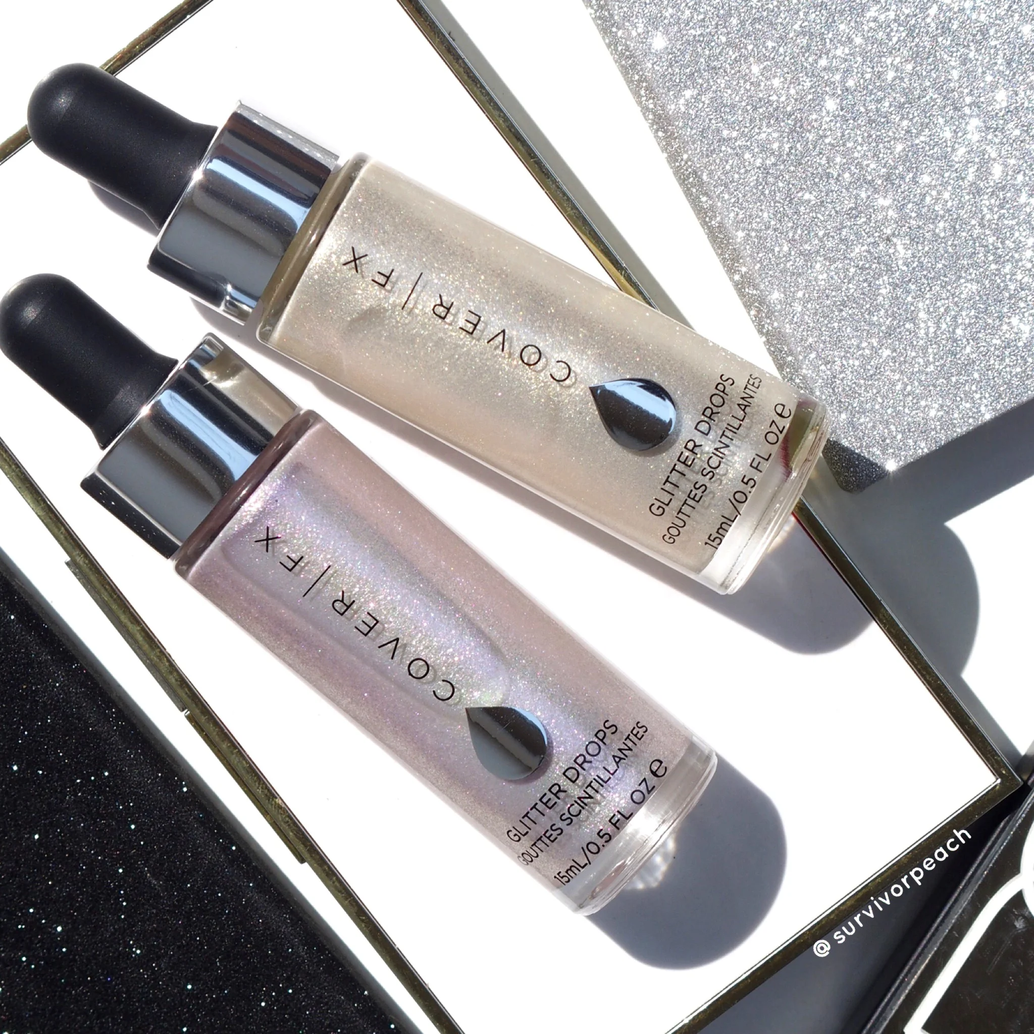 Cover FX Glitter Drops Review and Swatches