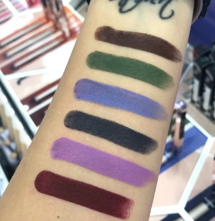 Fenty Beauty Mattemoiselle Lipsticks swatches 8. Griselda 9. Midnight Wasabi 10. Ya Dig? 11. Clapback 12. PMS 13. One of the Boys