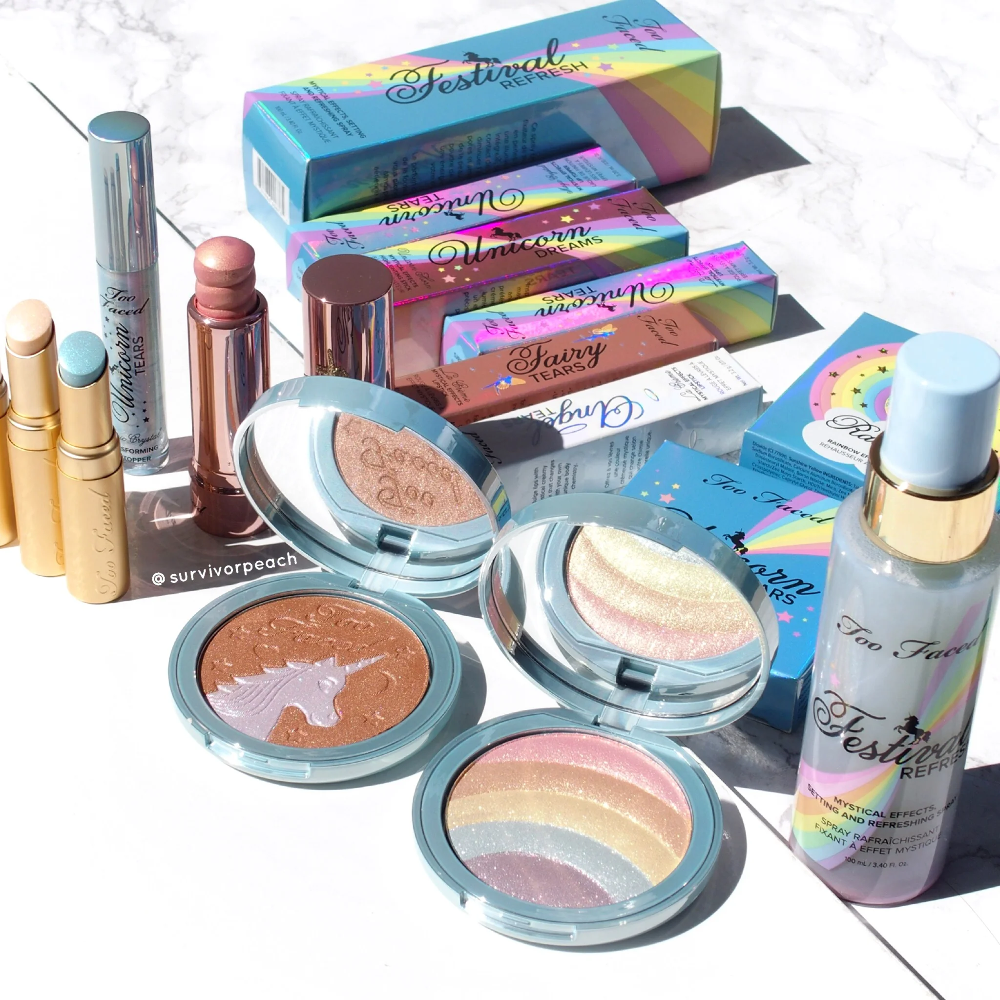 Toofaced Life’s a Festival Collection review and swatches 