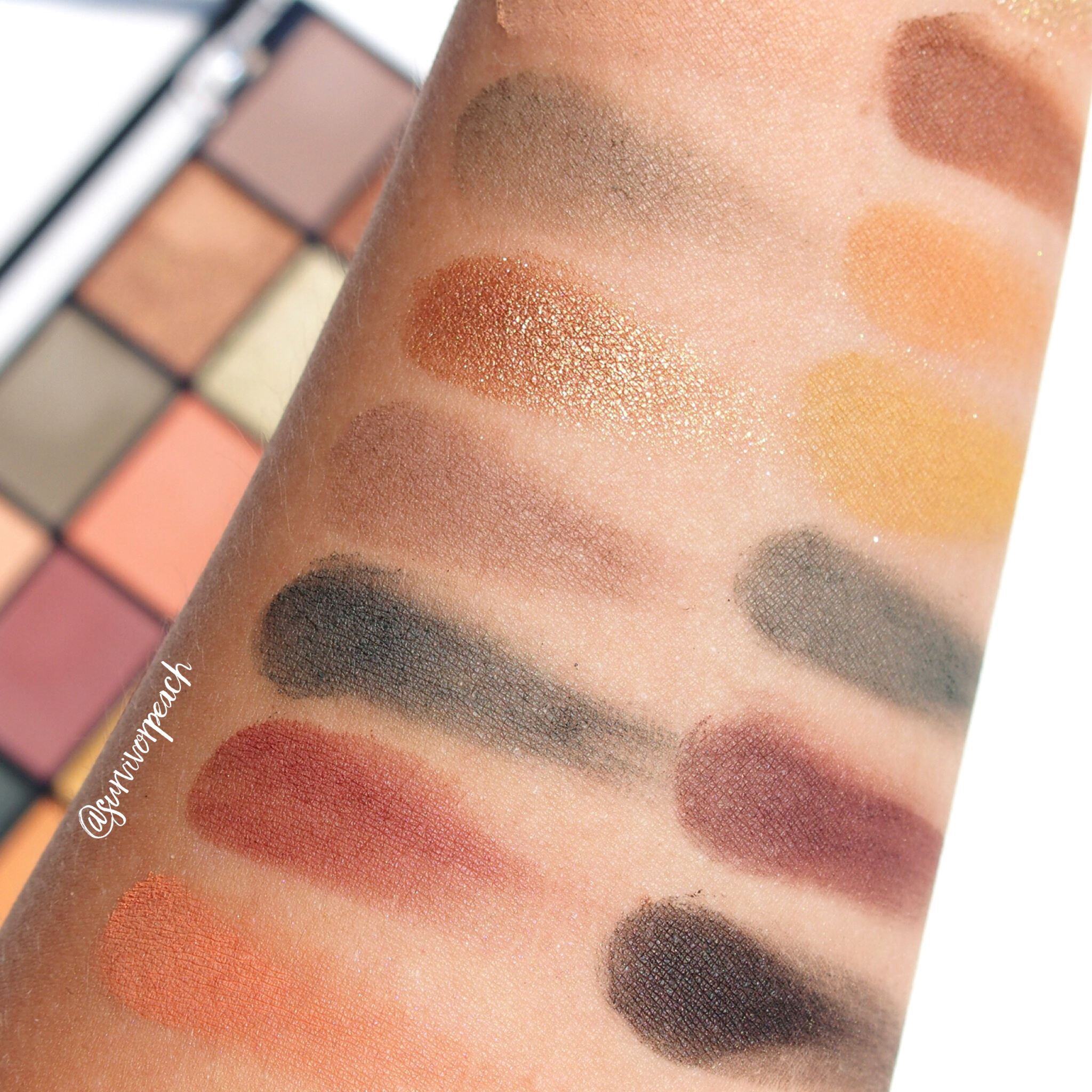 Revolution Re-loaded palette Iconic Division & Anastasia Subculture palette  swatches and comparisons — Survivorpeach