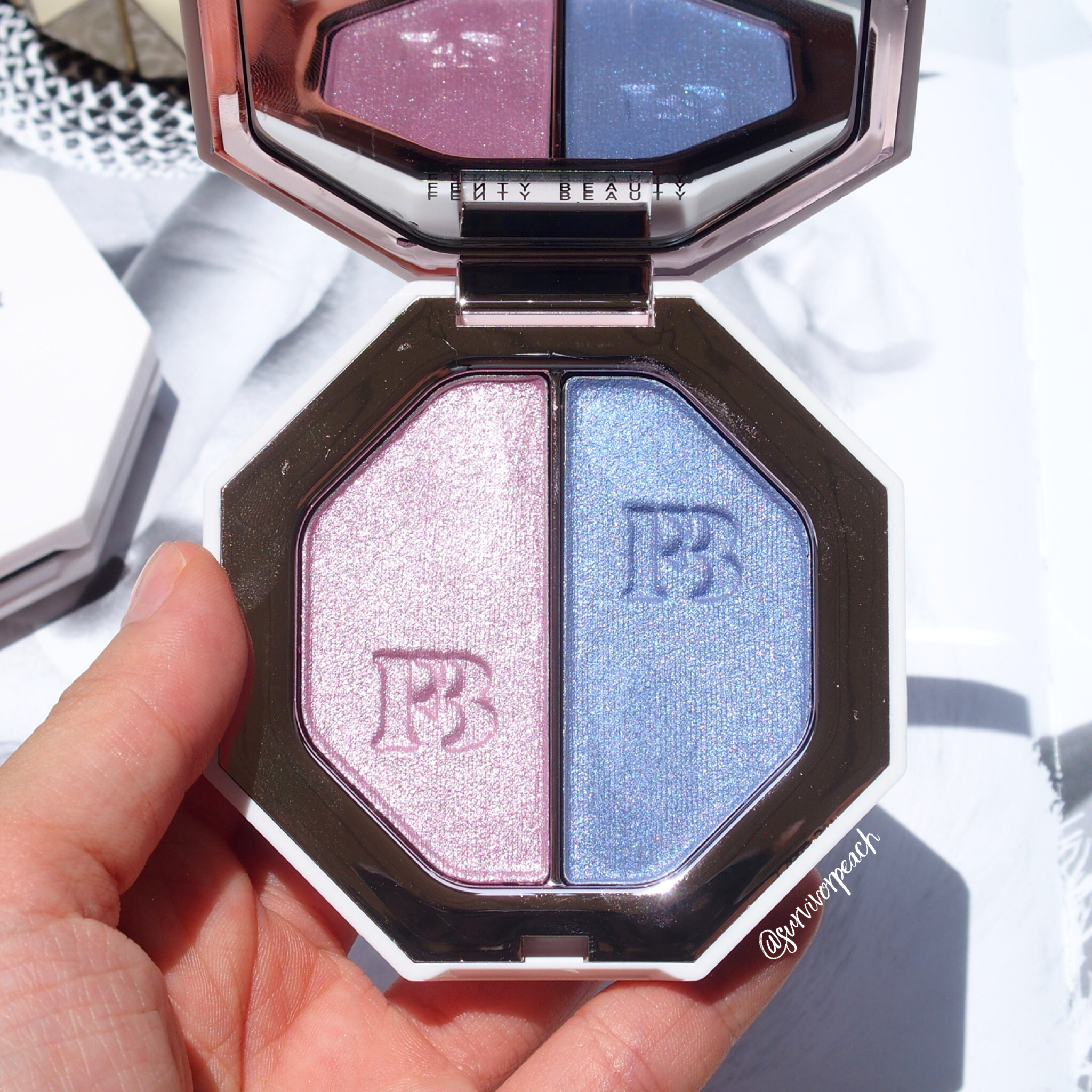 Fenty Beauty Beach Please Collection Swatches Survivorpeach