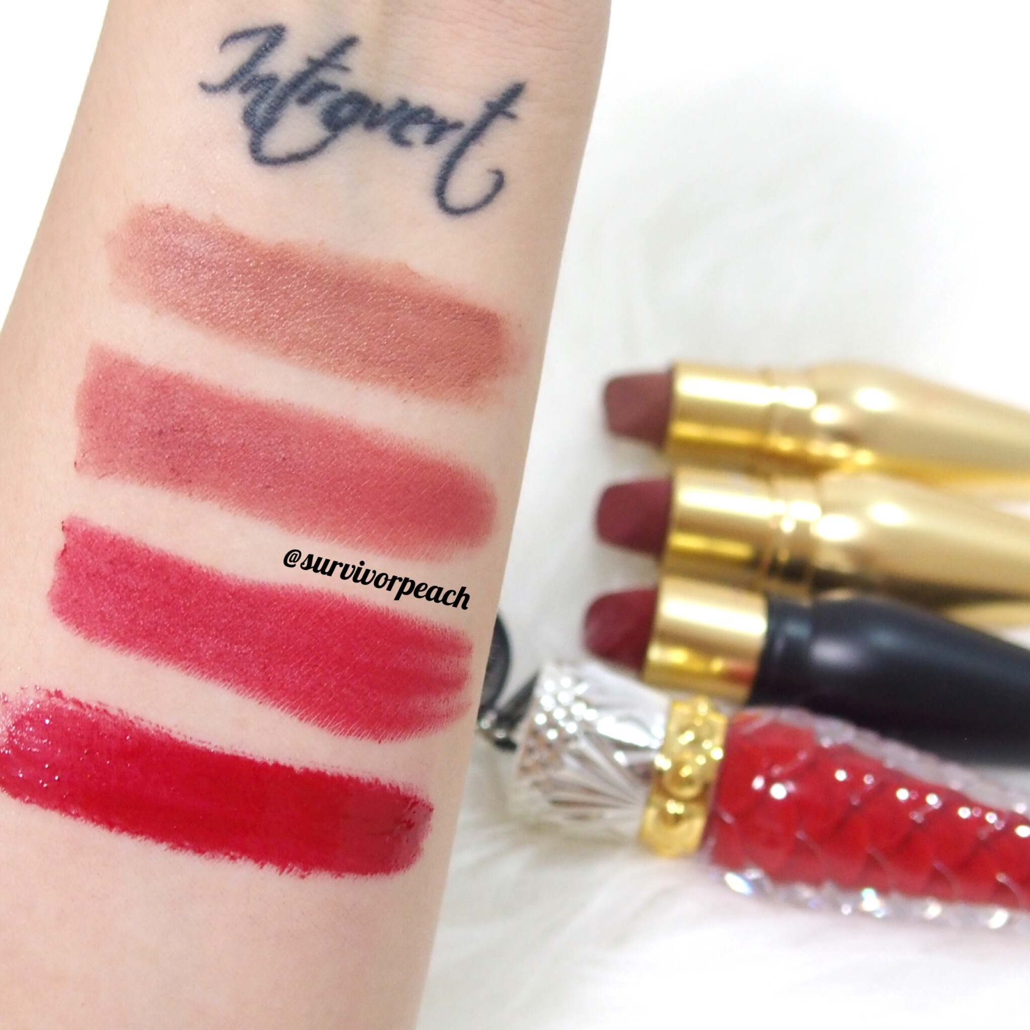 Louboutin Beauty: Lipsticks and Nail. rouge louboutin velvet matte. 