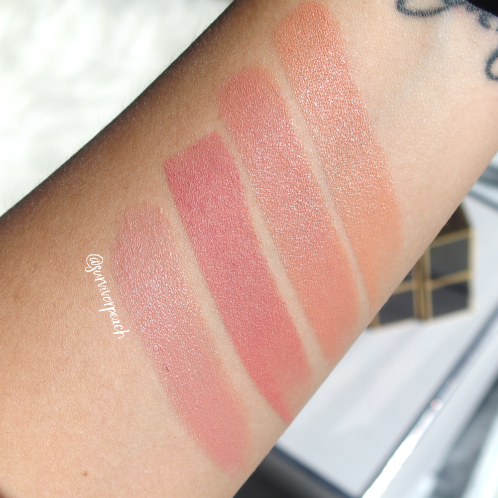 Swatches of all my Tom Ford Lipsticks: Creams, Girls and Boys —