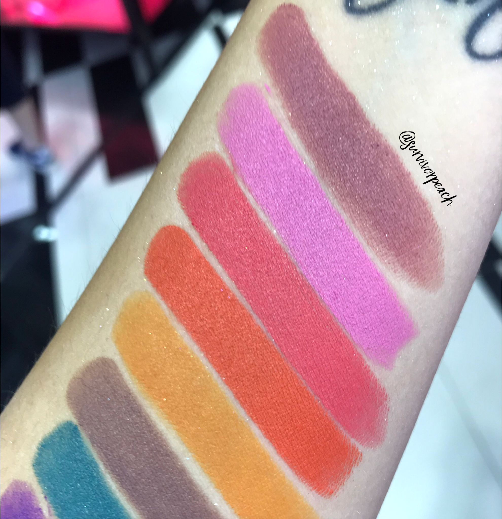 Fenty Beauty Mattemoiselle Plush Matte Lipstick shade extensions + Gloss  Bomb Swatches — Survivorpeach