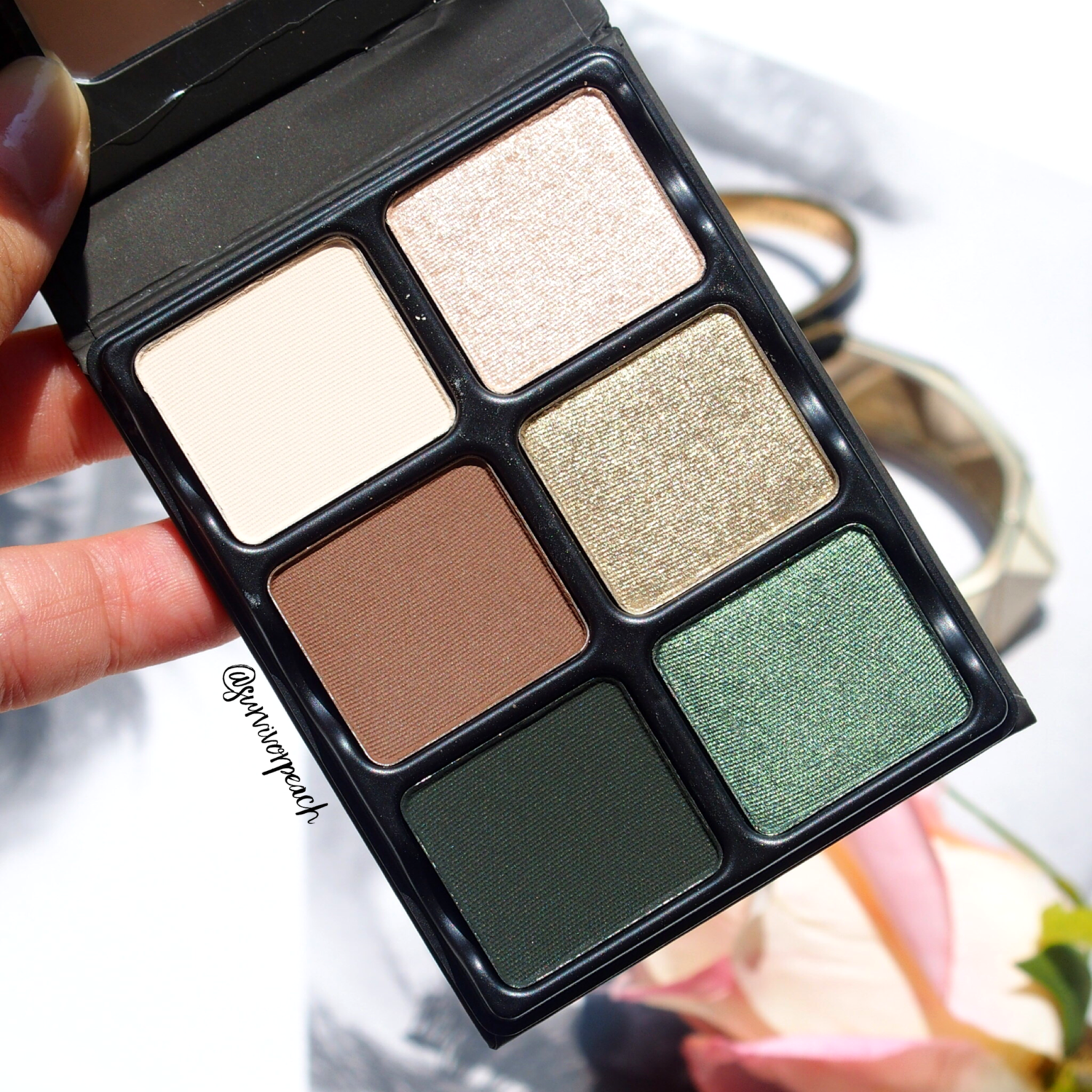 Viseart Theory palette VI Absinthe Swatches