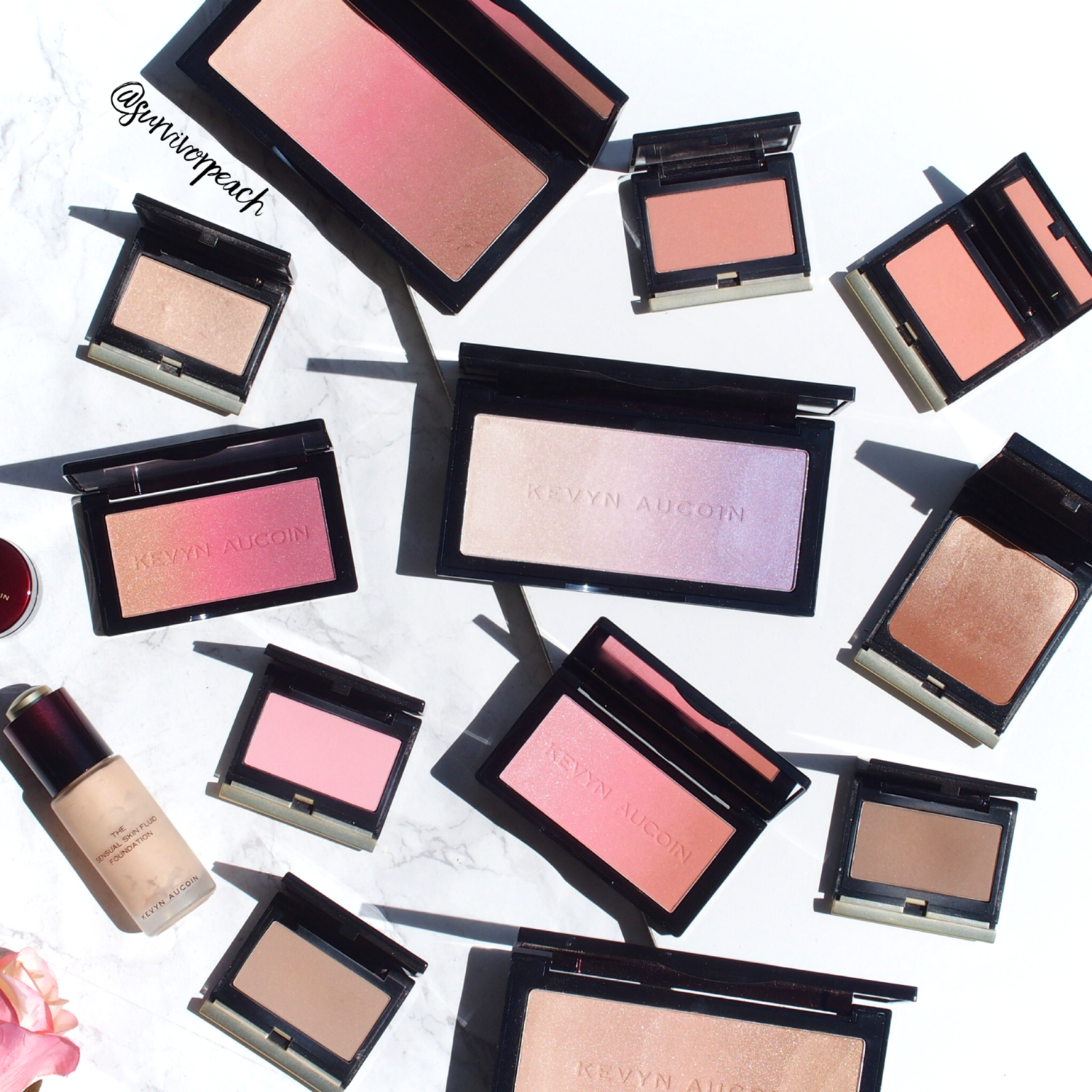 Kevyn Aucion Blushes, Highlighters, Bronzers