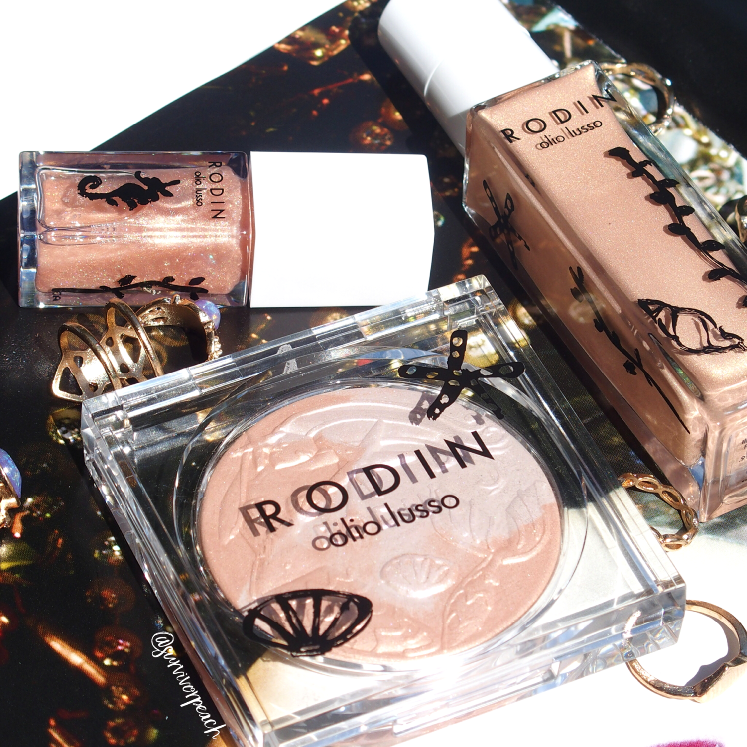 Rodin Olio Russo Mermaid Collection swatches 