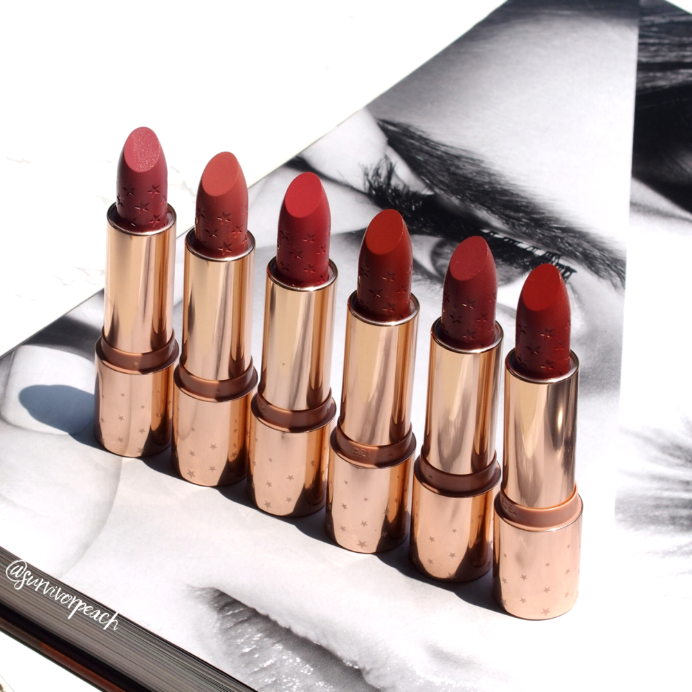 Colourpop Matte Lux Lipsticks swatches 