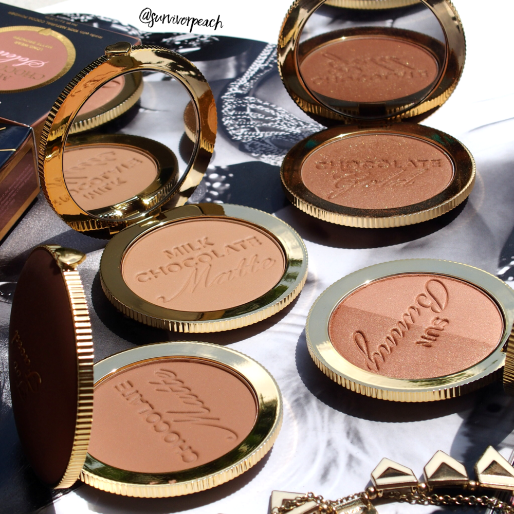 Toofaced Chocolate Soleil bronzers! 
