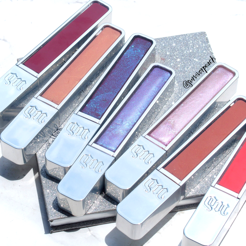 Urban Decay Hi Fi Shine Ultra Cushion Lipglosses review and swatches