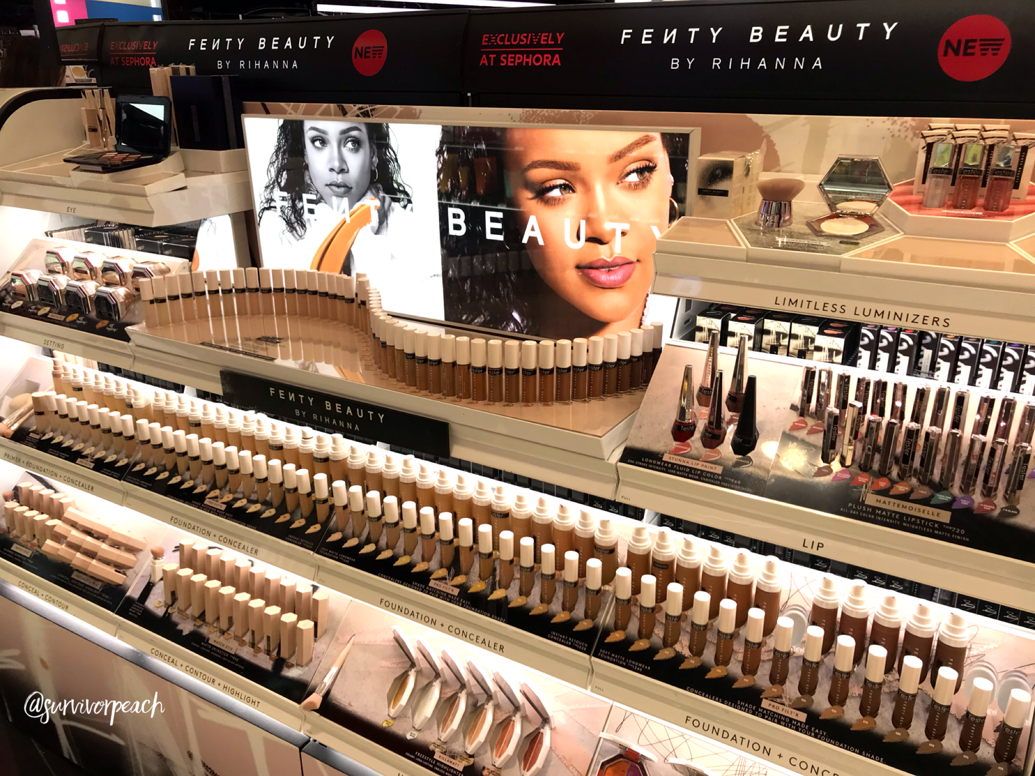 Fenty Beauty Mattemoiselle Plush Matte Lipstick Shade Extensions Gloss Bomb Swatches Survivorpeach