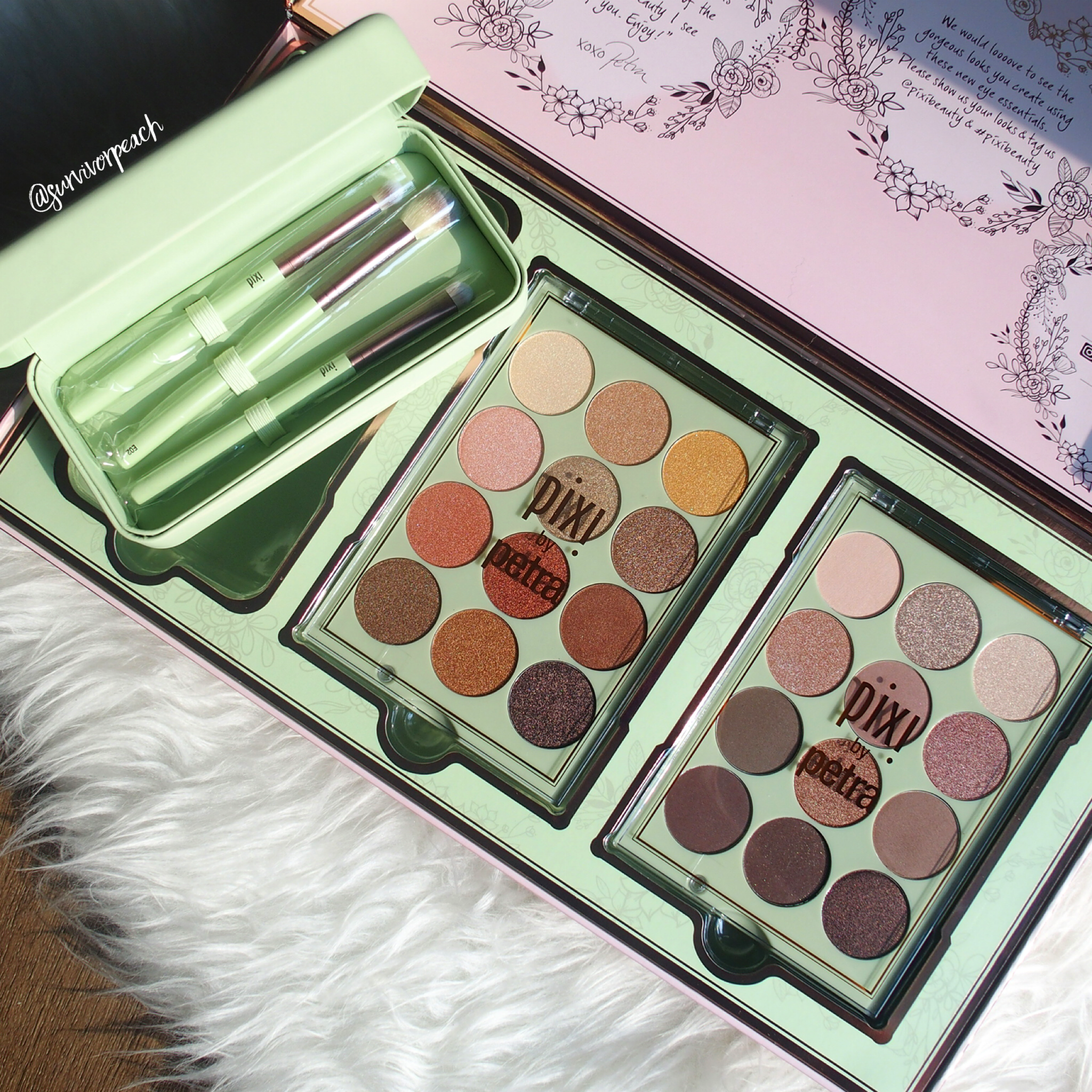 Pixi by Petra Eye Reflections Shadow palettes: Reflex Light and Natural Beauty