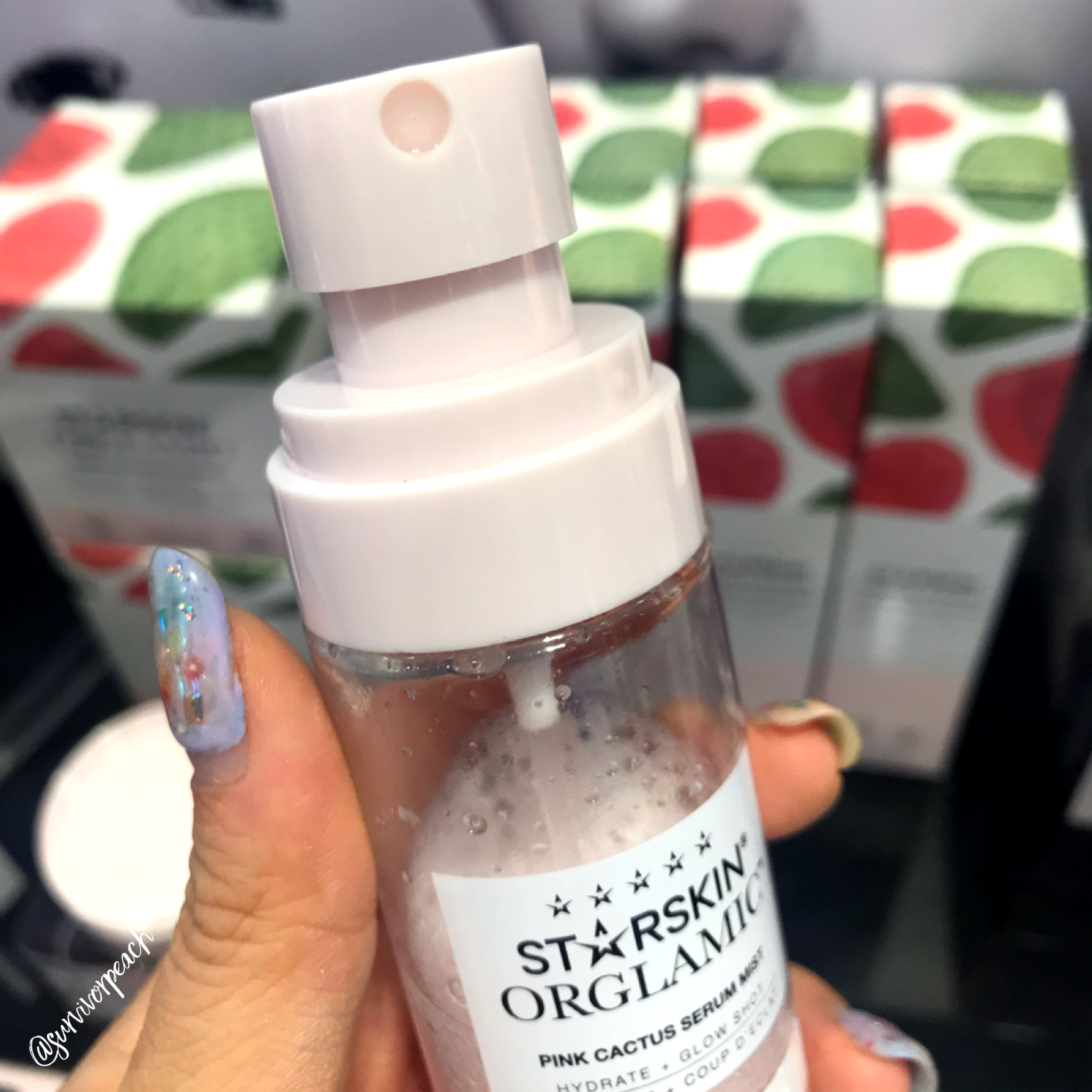 Starskin Orglamic Pink Cactus Pudding And The Serum Mist Survivorpeach