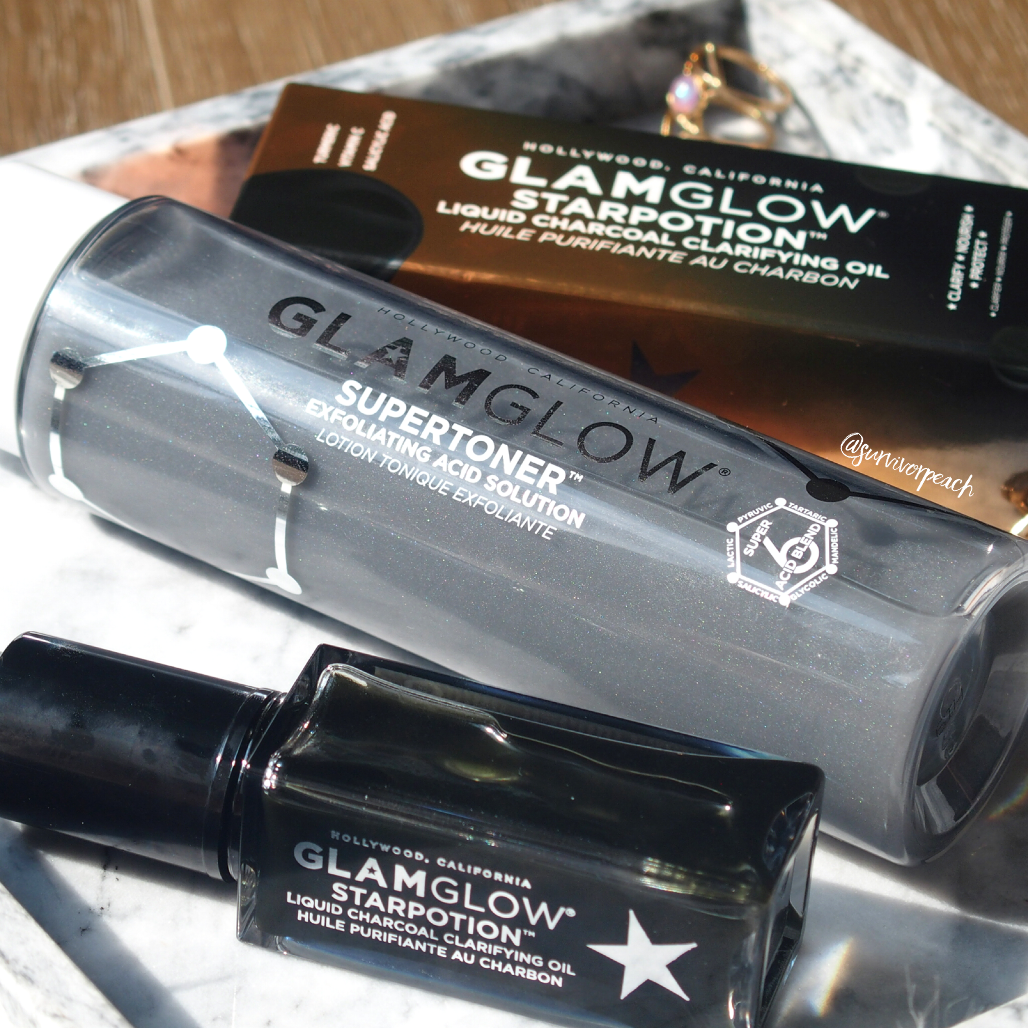 Glamglow Charcoal Star Potion &amp; Super Toner review