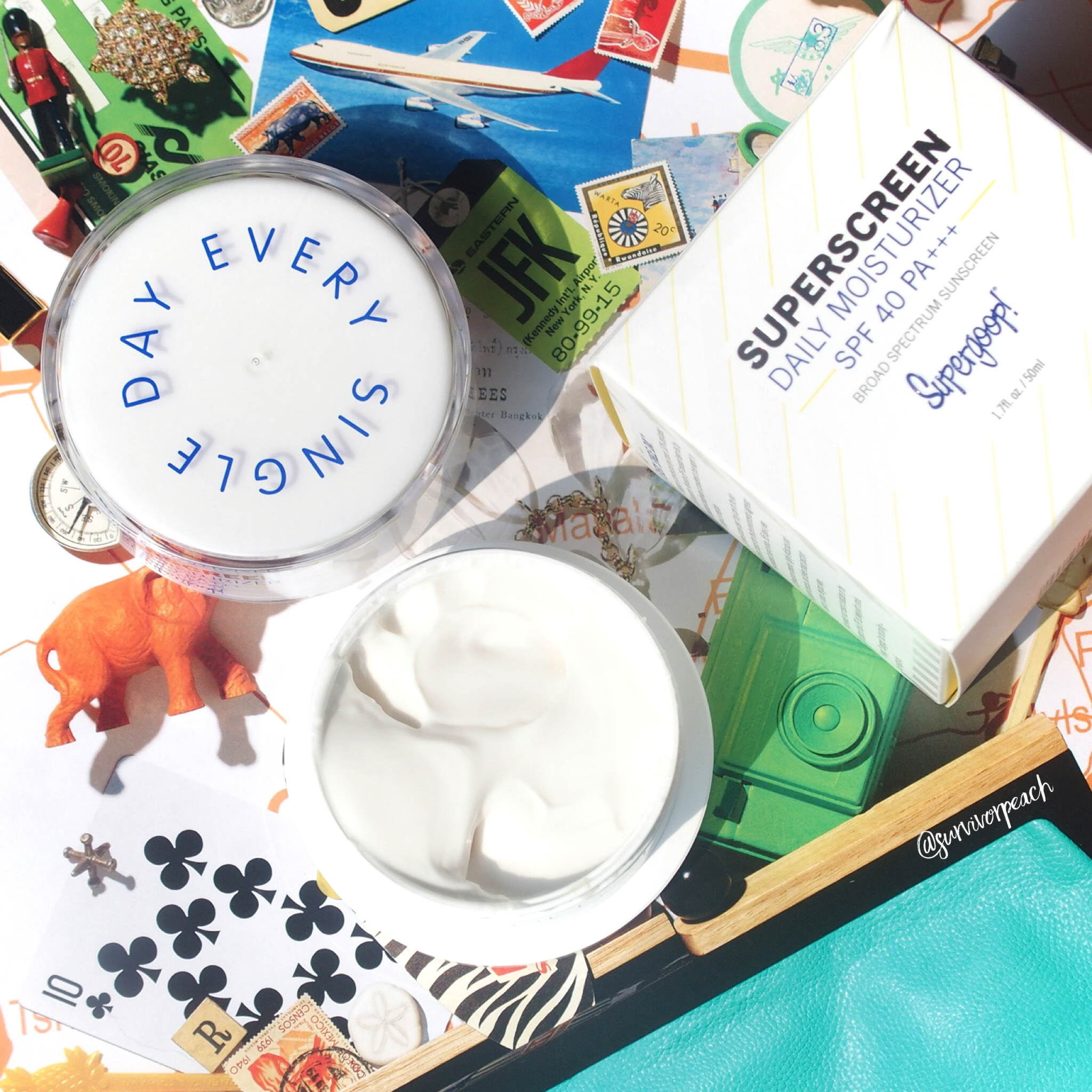 Supergoop Favourites: Superscreen Daily Moisturizer SPF 40 PA+++, Unseen Sunscreen, Smooth&amp;Poreless Mineral Matte Screen