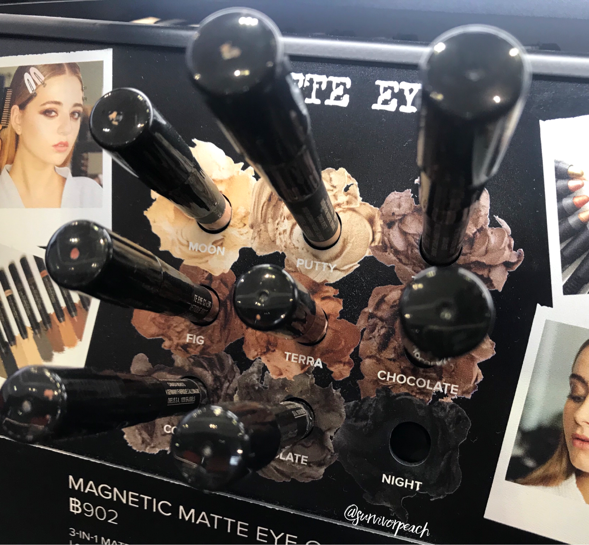 Nudestix Eye Pencils swatches 