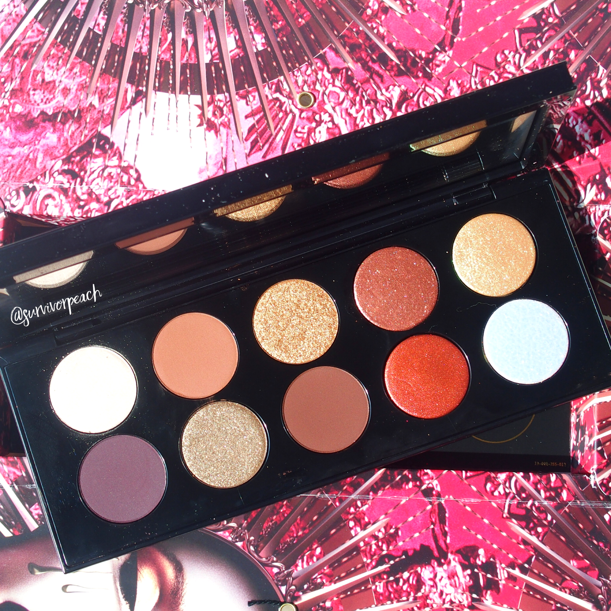 Pat McGrath Labs Bronze Seduction Palette swatches