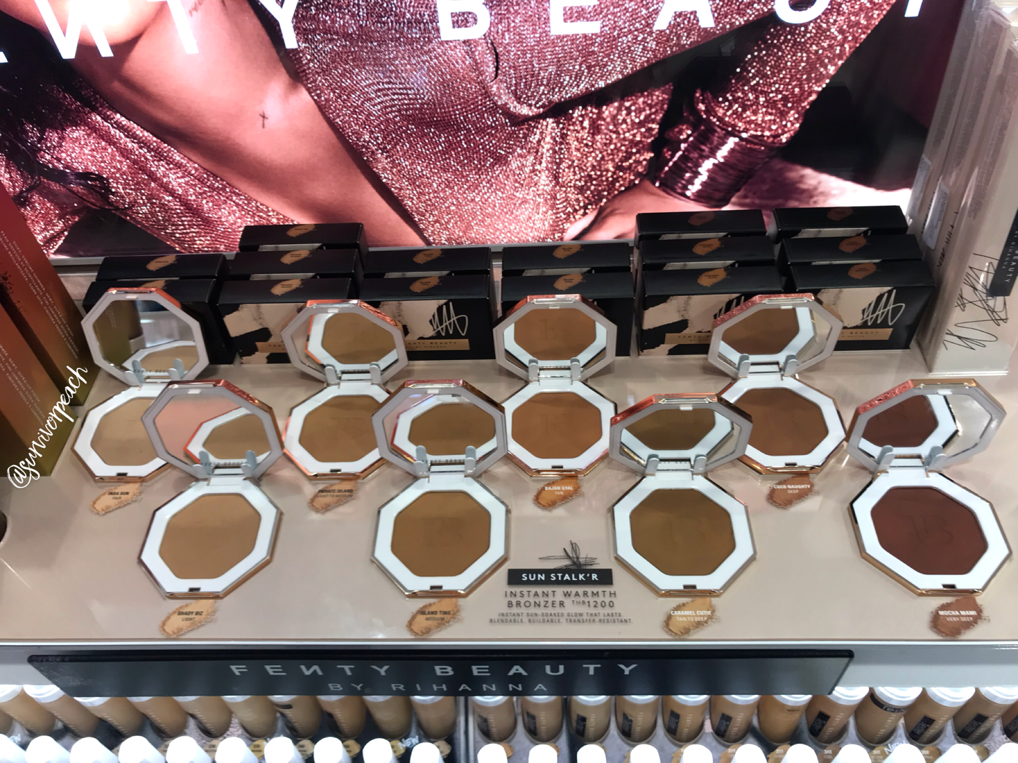 Fenty Beauty SUN STALK'R Bronzers + New Killawatt highlighter swatches