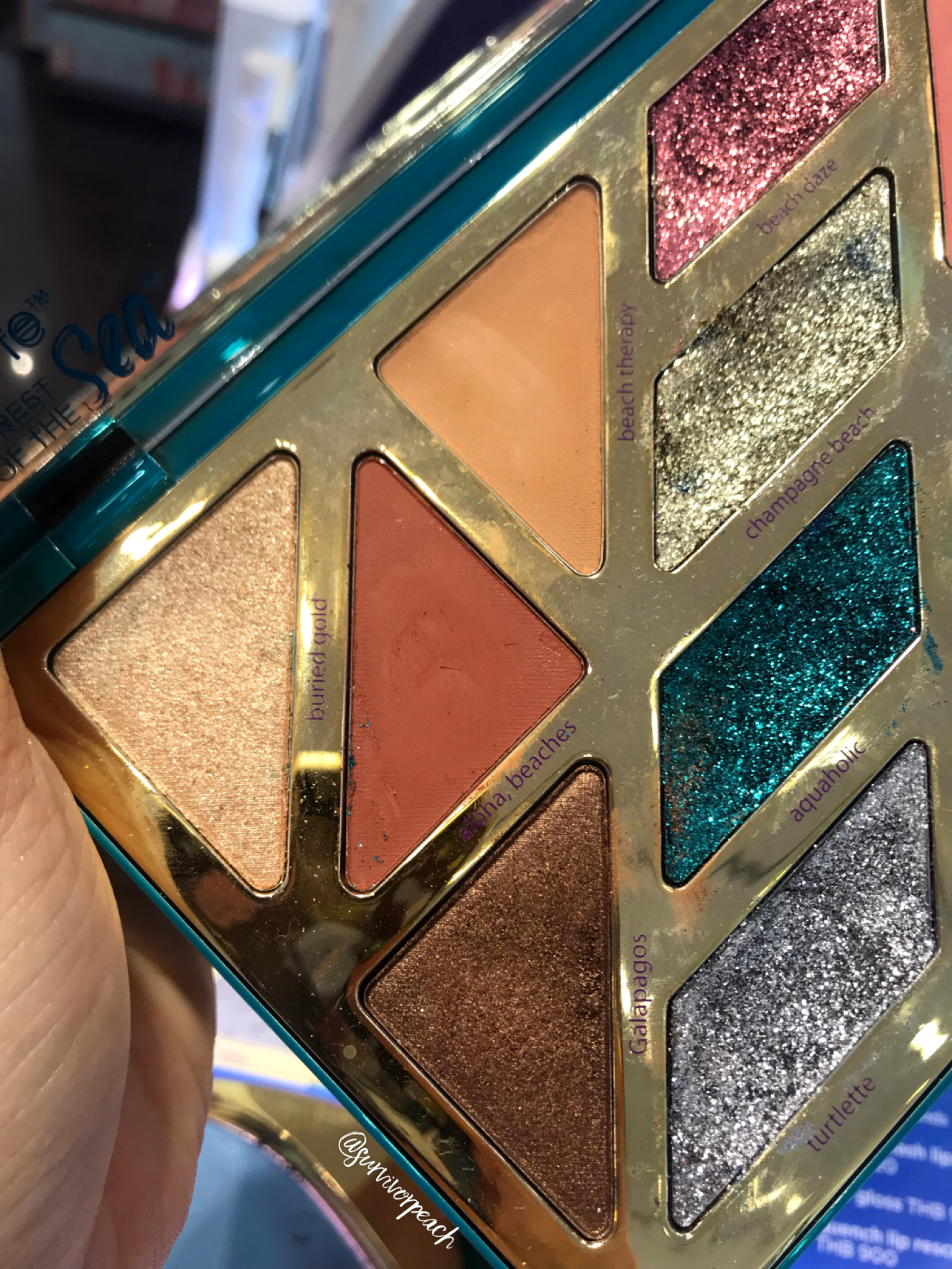 Tarte Rainforest of the Sea™ high tides &amp; good vibes eyeshadow palette