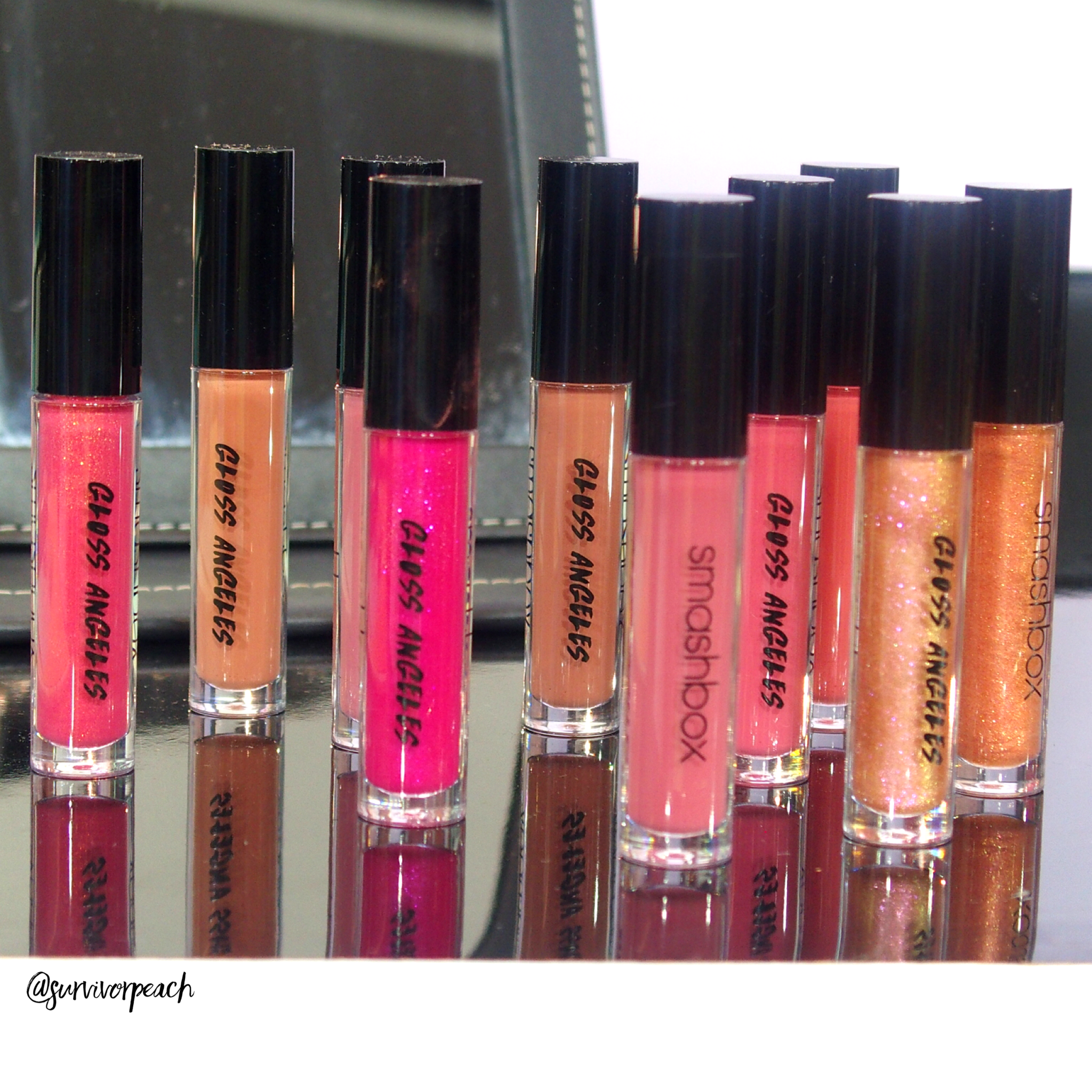 Smashbox Gloss Angeles + Gloss Angeles Extra Shine Review and Swatches