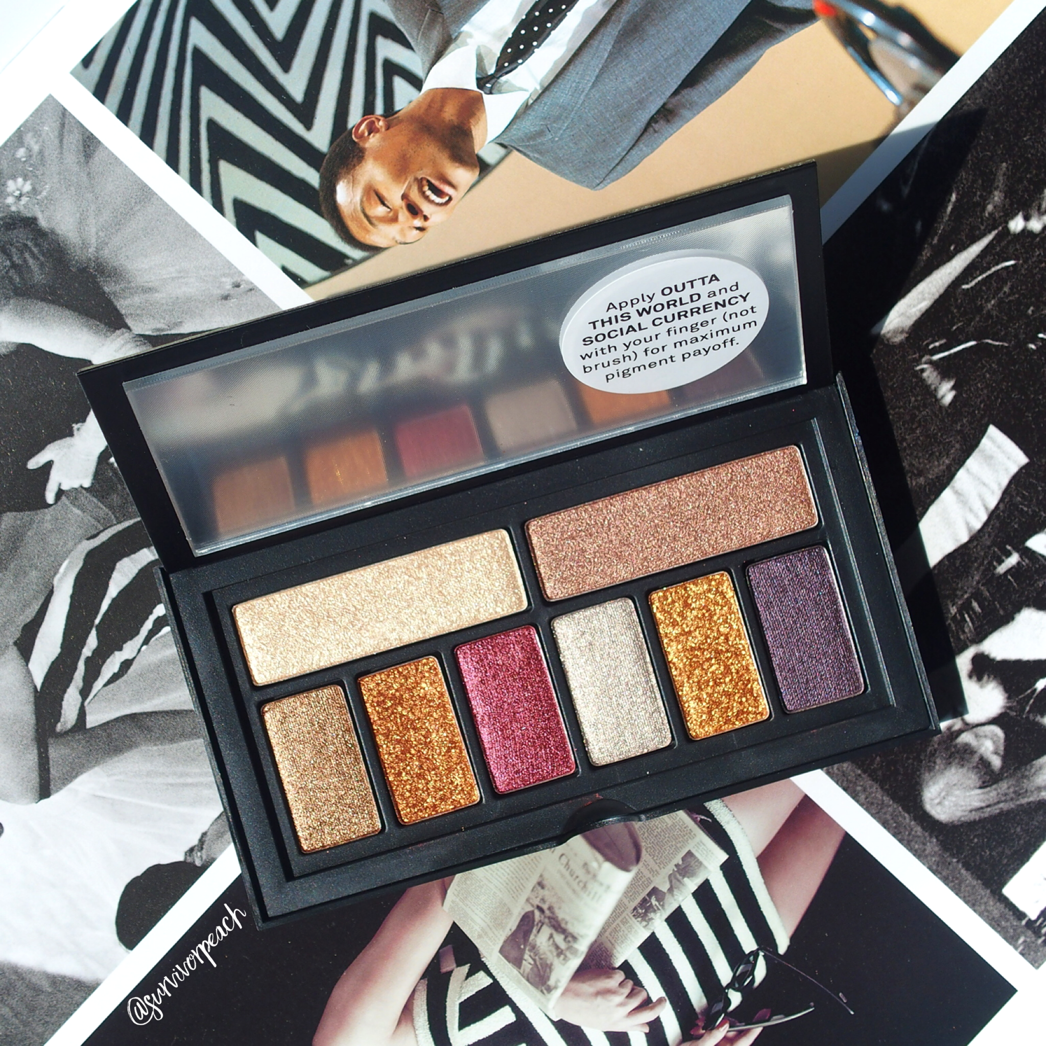 Smashbox Cover Shot Palette Review and swatches Part 1 : Major Metals