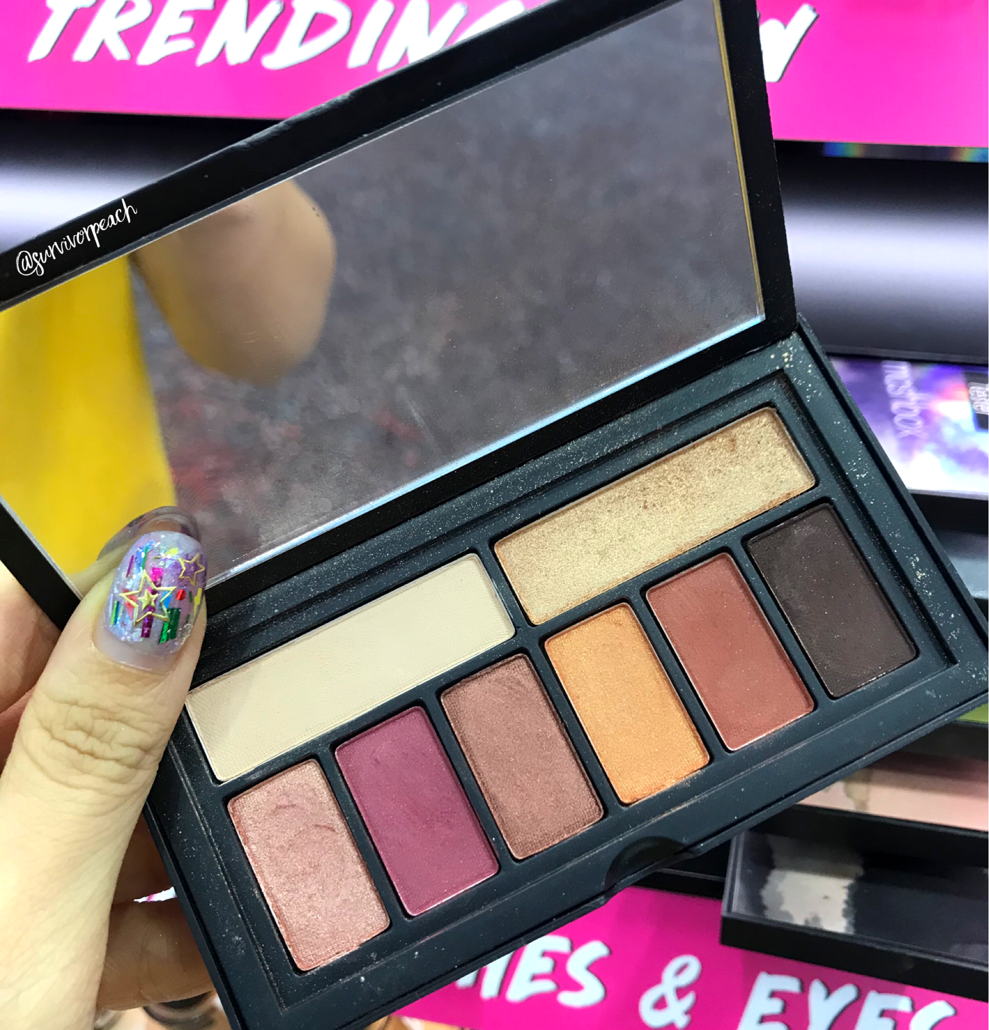 Smashbox Cover Shot Eyeshadow Palette Swatches PArt 2: Petal Metal, Minimalist, Ablaze