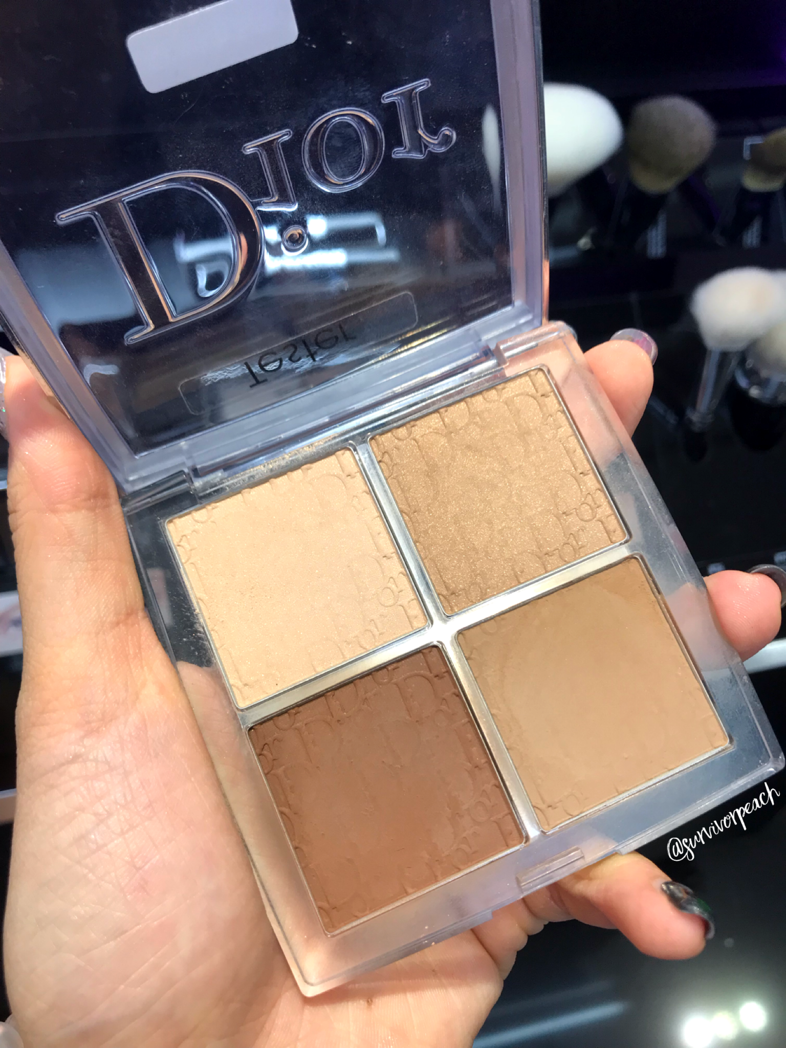 Dior Backstage Contour palette and 