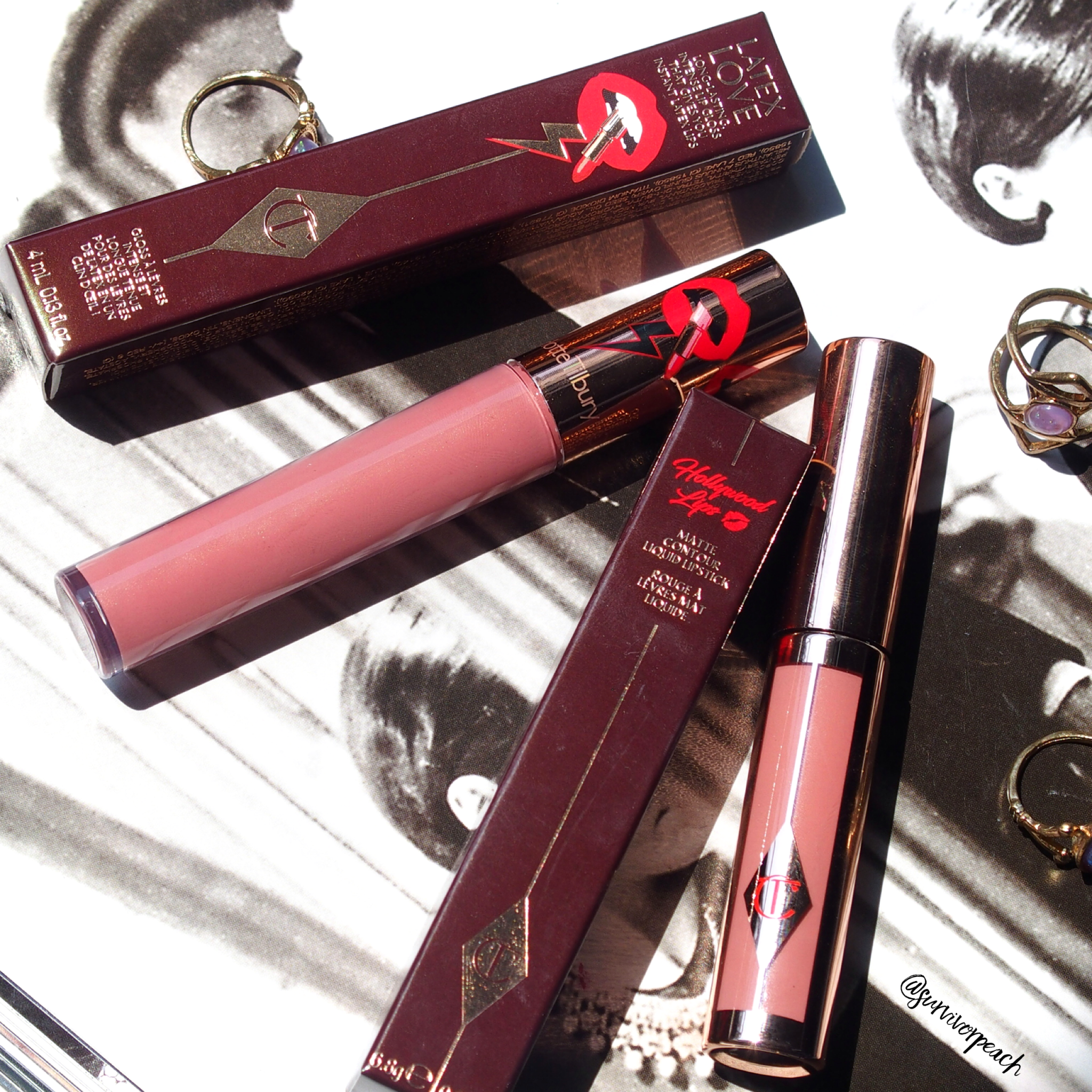 New Charlotte Tilbury Items: Pillow Talk Blush, Eyeshadow palettes, Liquid lipstick, lipgloss 