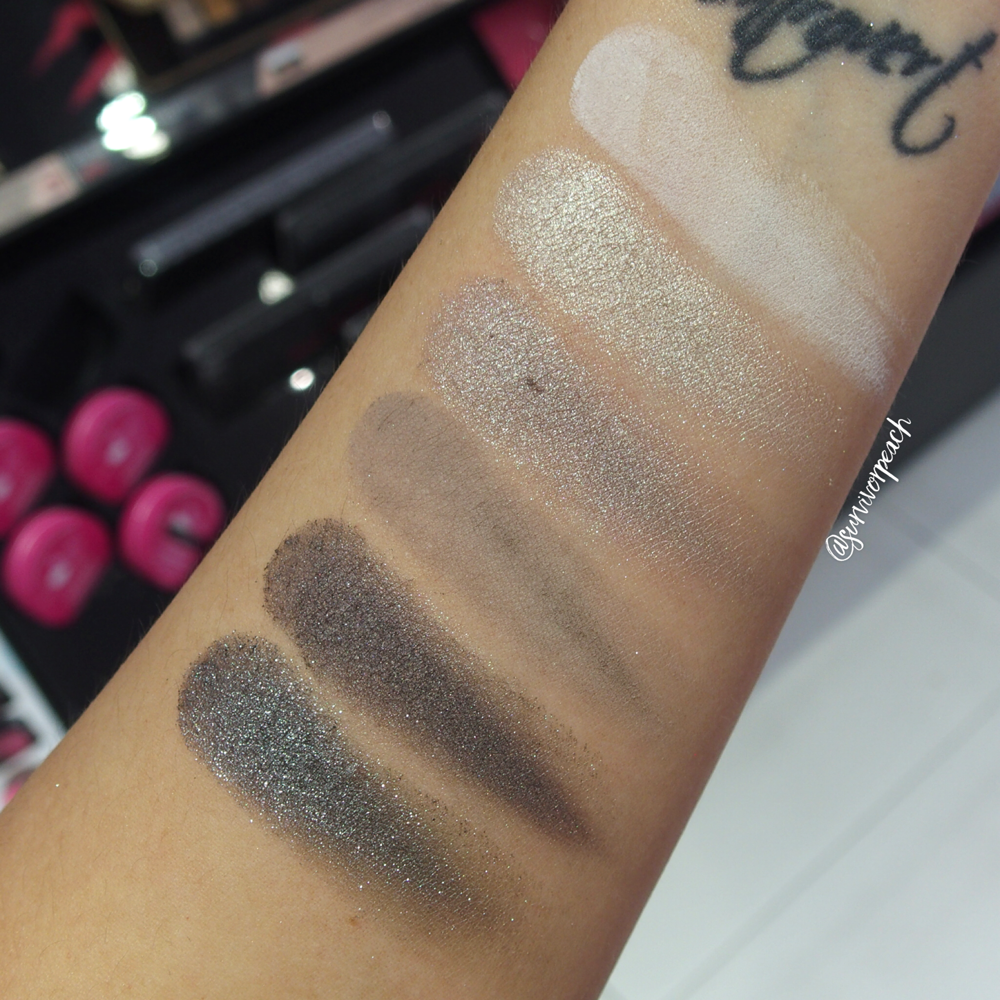 Sephora Collection Feline Instinct Palette - Dark Edition swatches