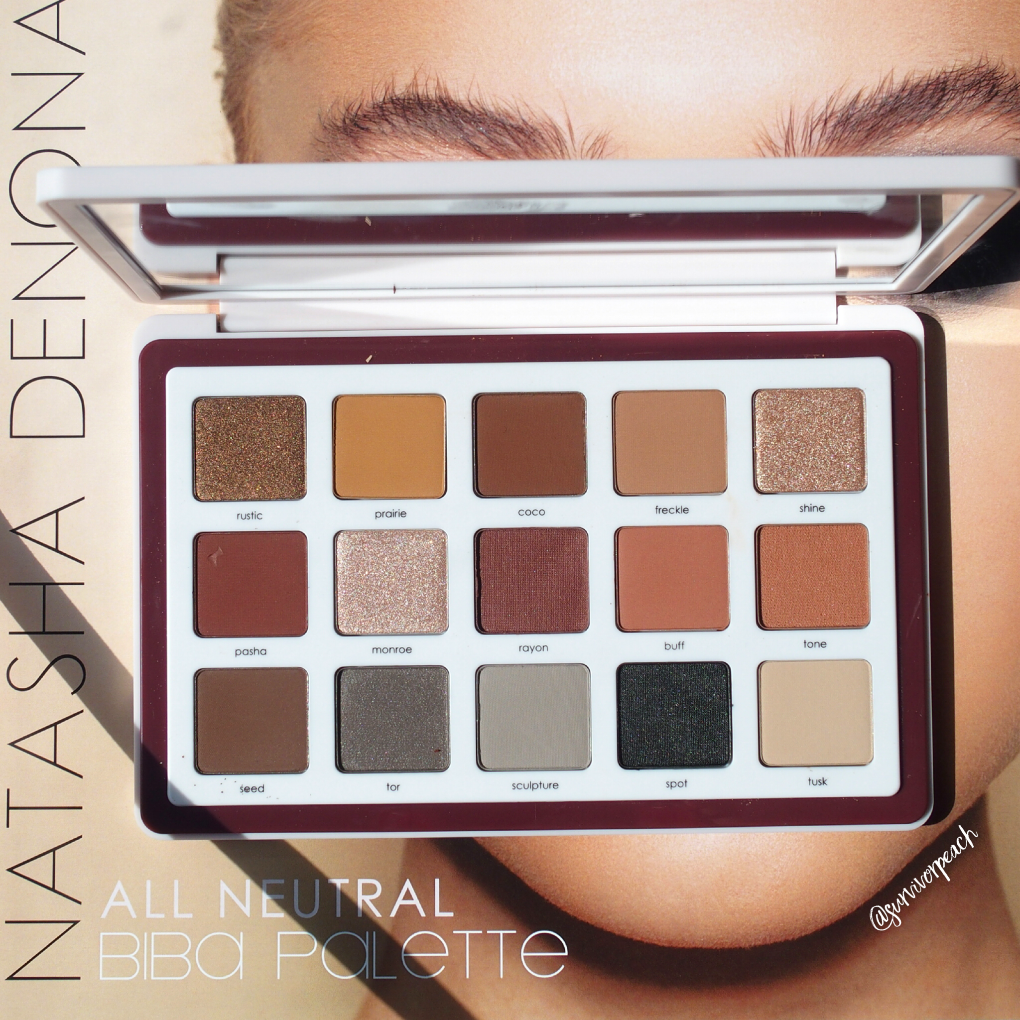 Natasha Denona Biba Palette Review and swatches 