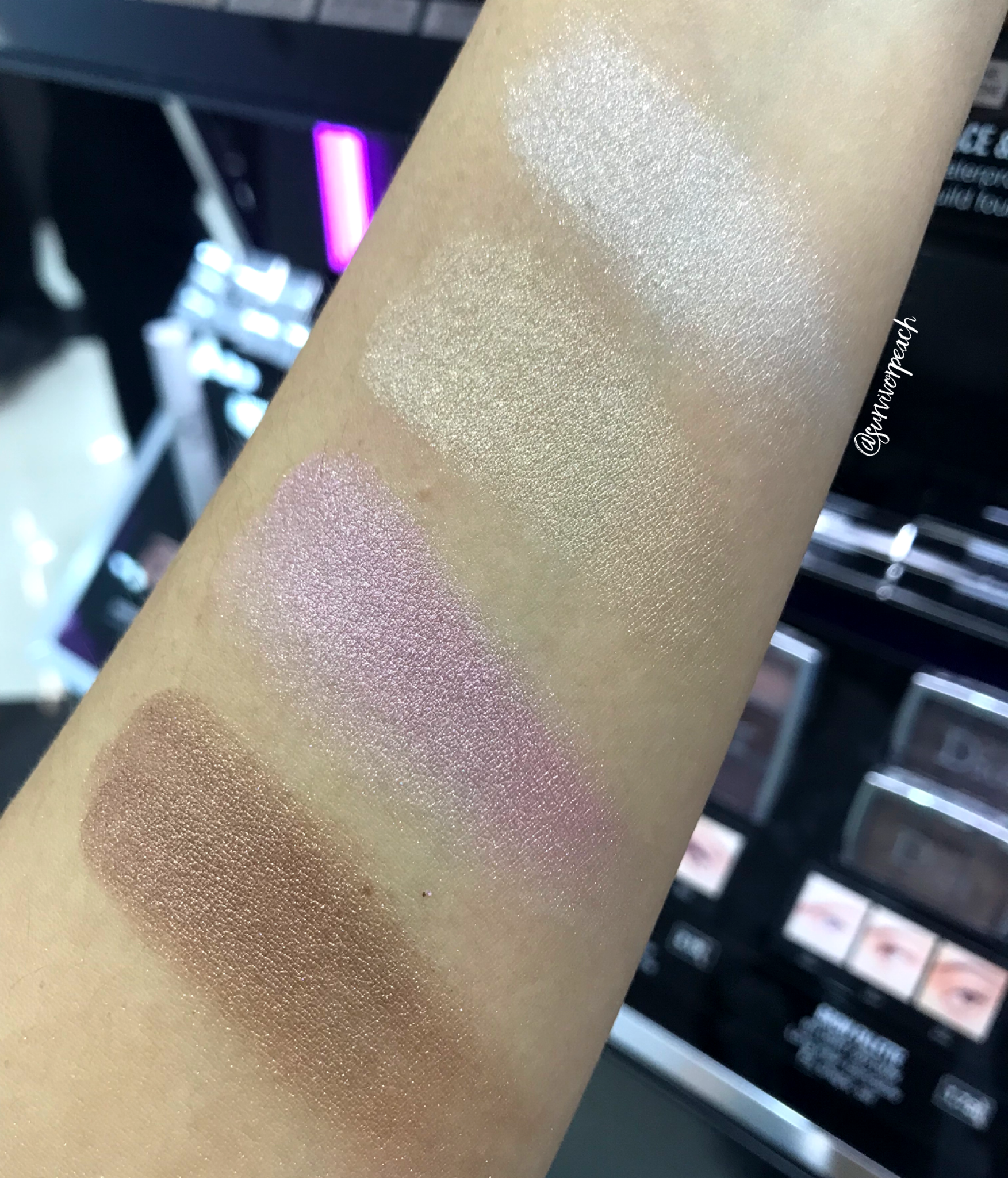 dior glow face palette review
