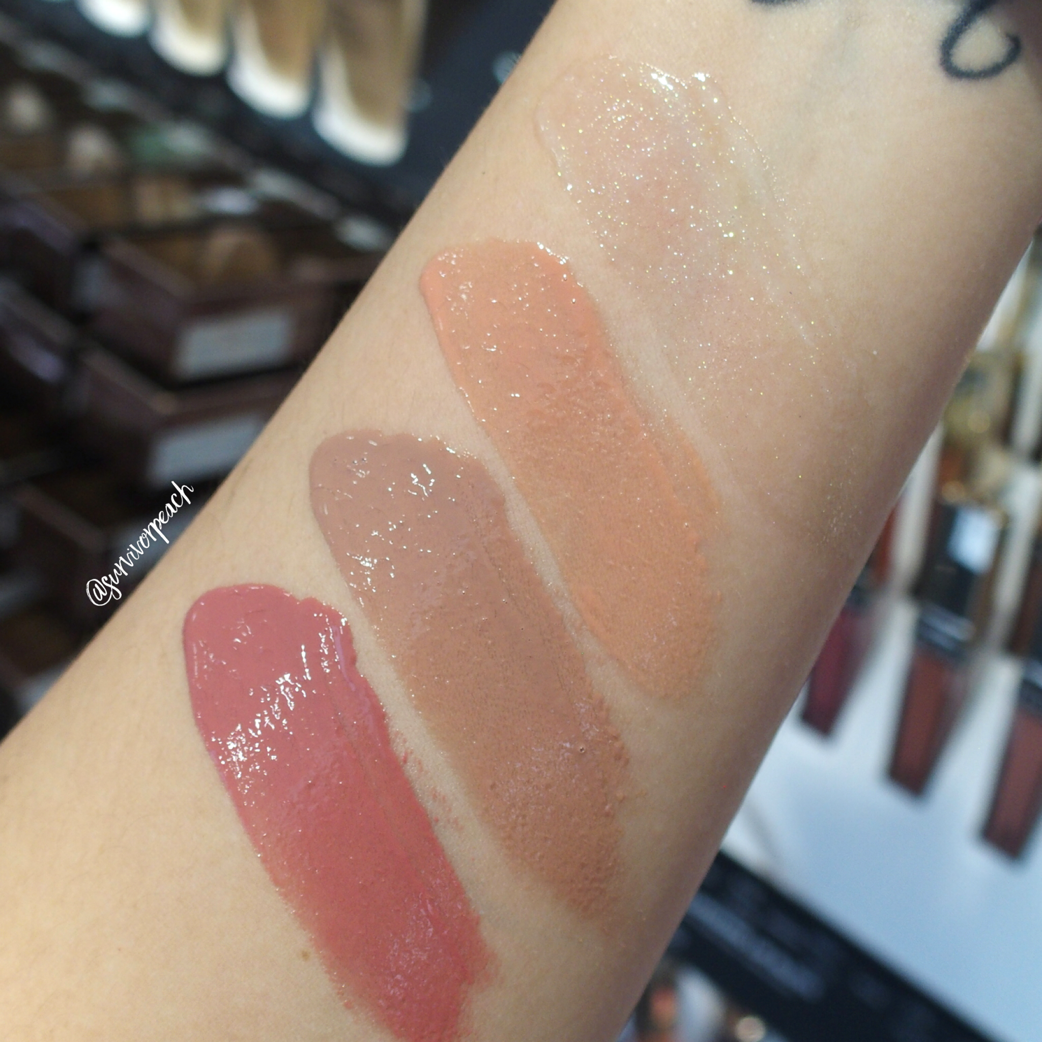 Hourglass Unreal High Shine Voluming Lipgloss Review and swatches —  Survivorpeach