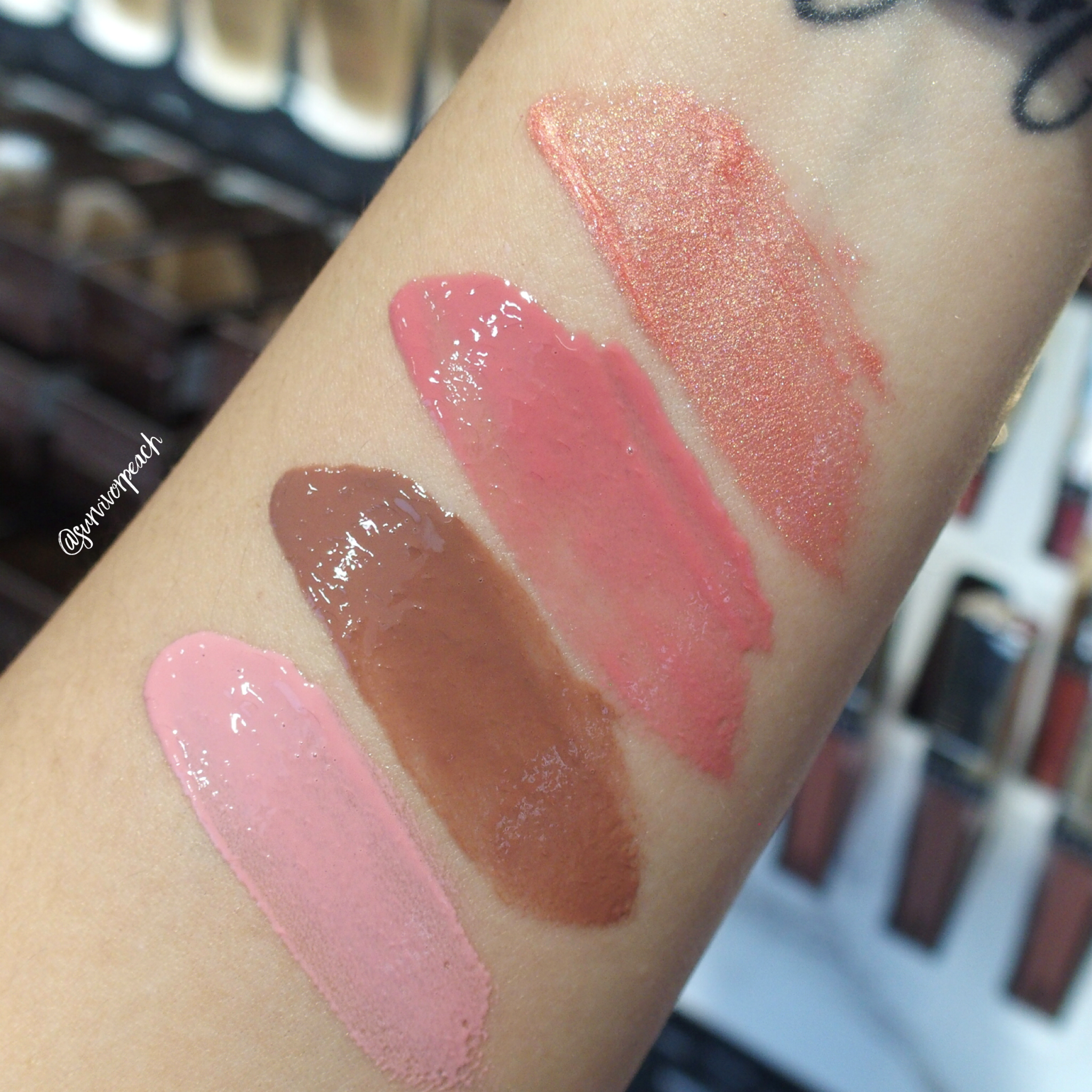 Hourglass Unreal High Shine Voluming Lipgloss Review And Swatches Survivorpeach