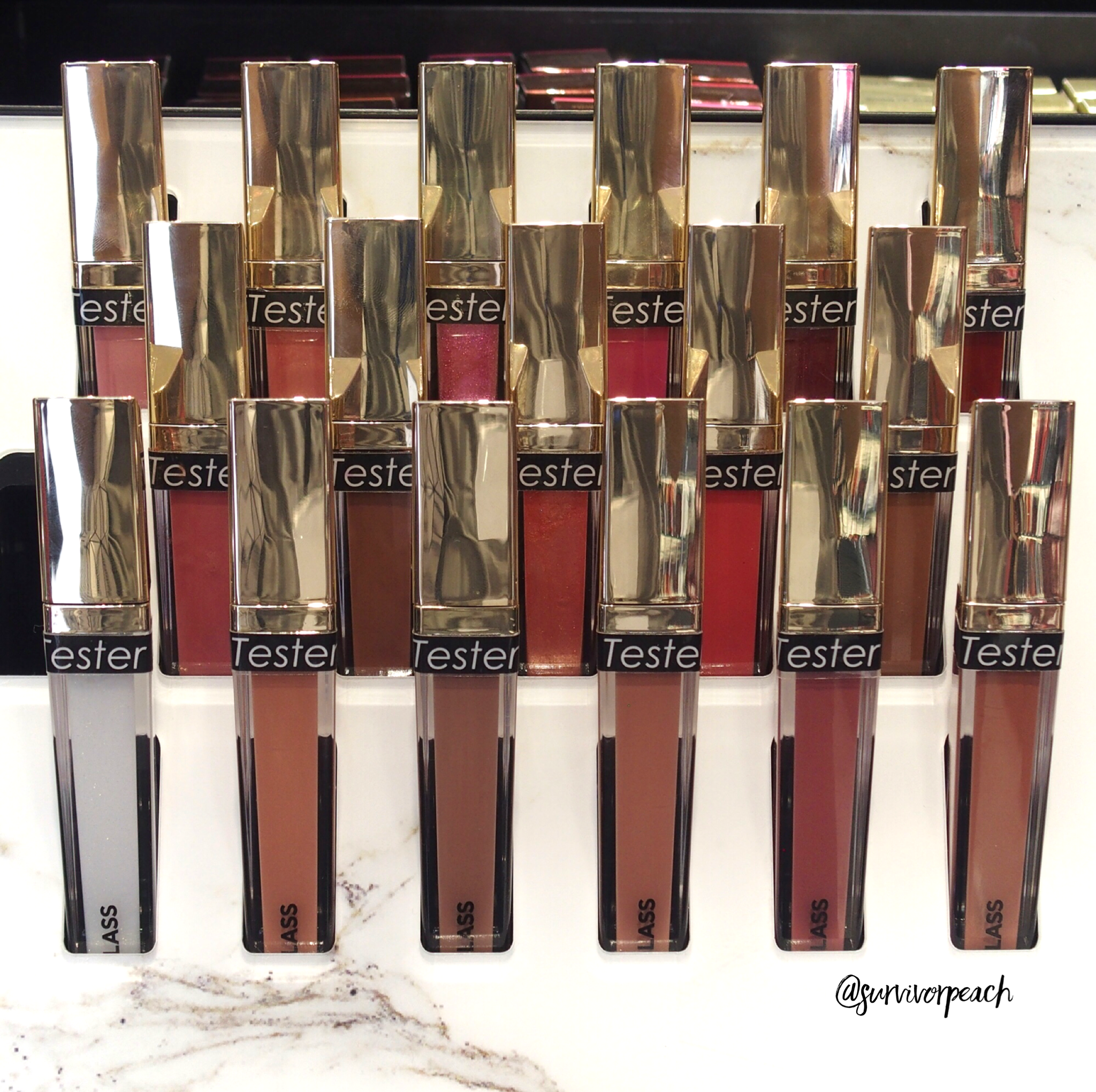 Hourglass Unreal High Shine Voluming Lipgloss Review And Swatches Survivorpeach