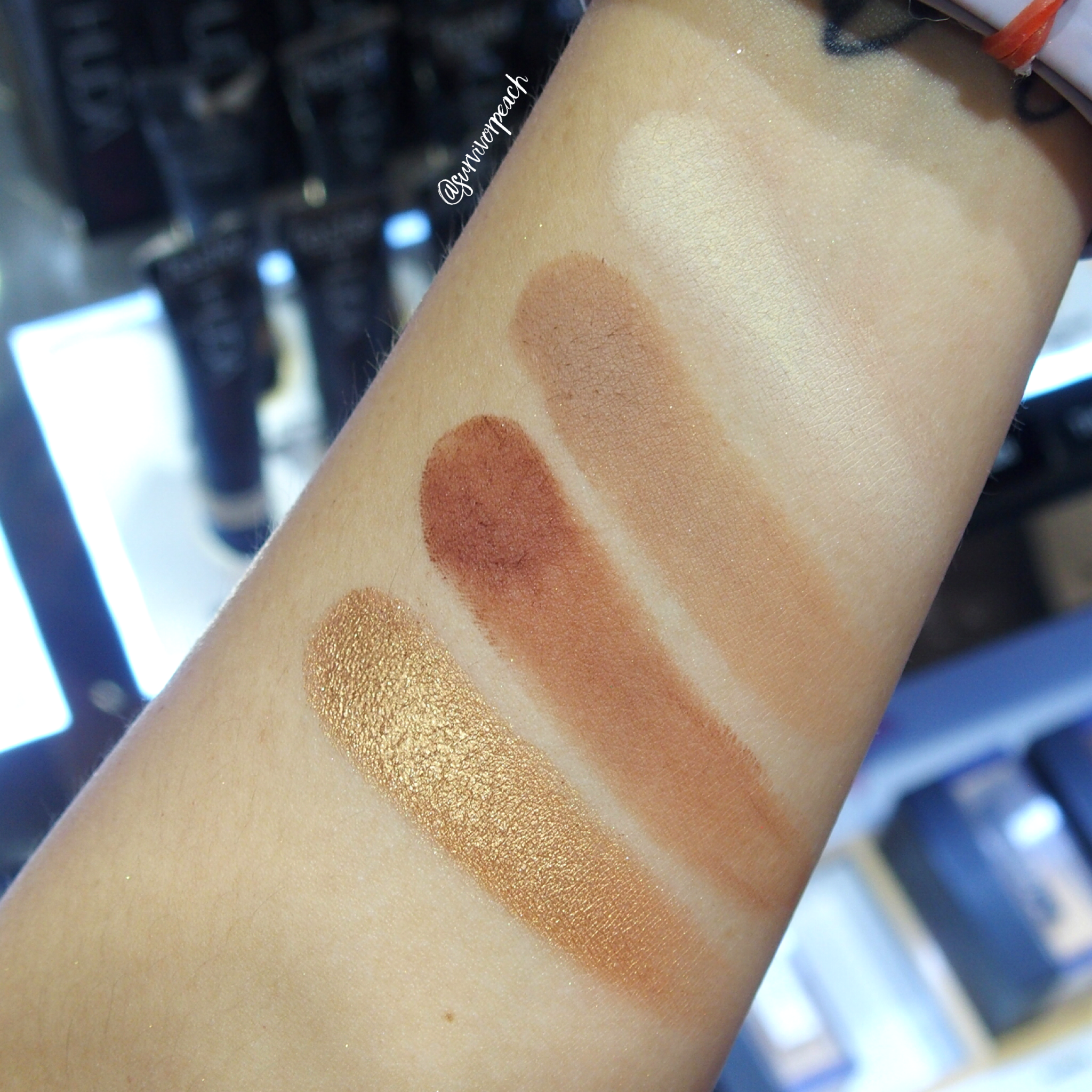 Huda Beauty Obsessions Palette swatches - Warm Brown Obsessions