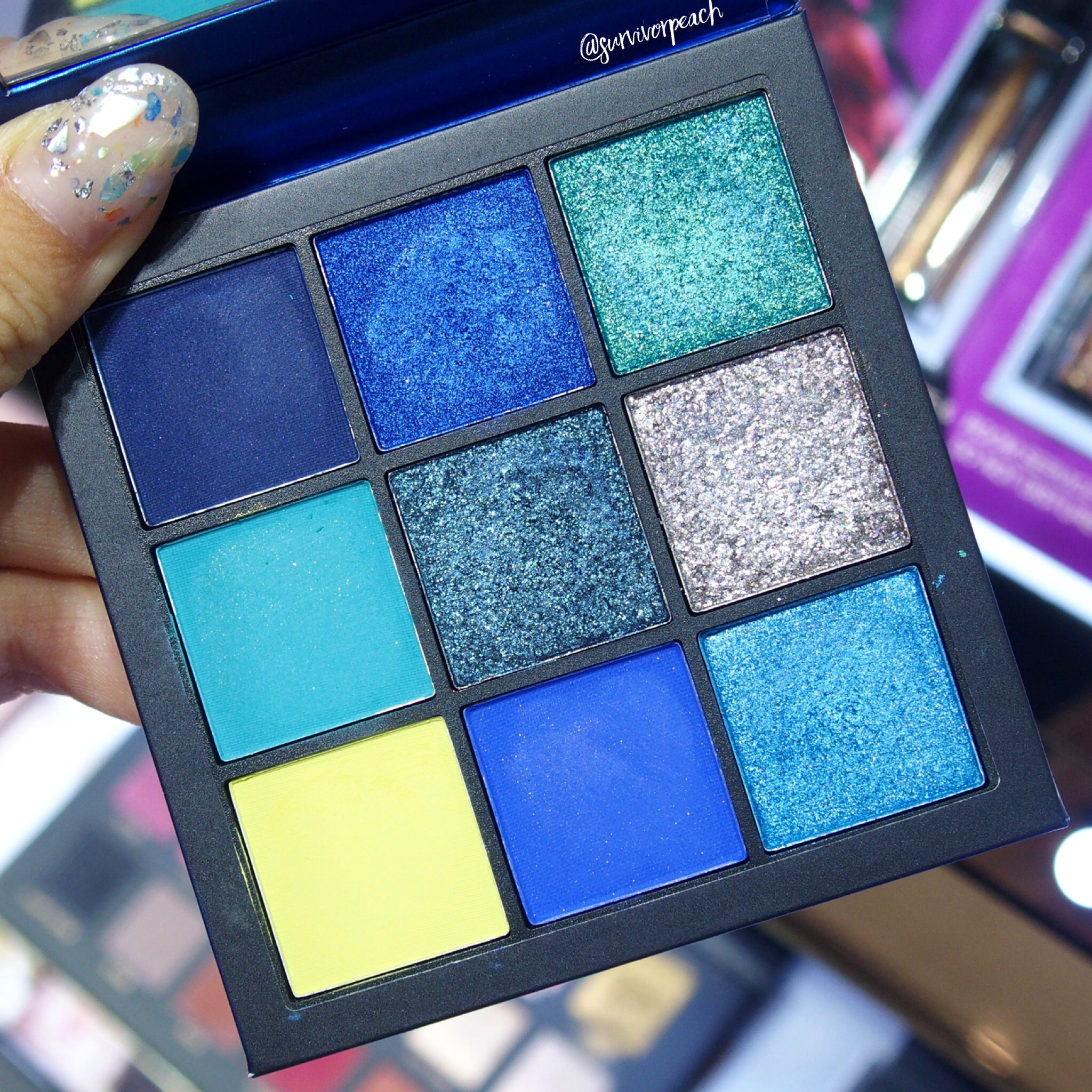 Huda Beauty Obsessions Palette - Sapphire Obsessions