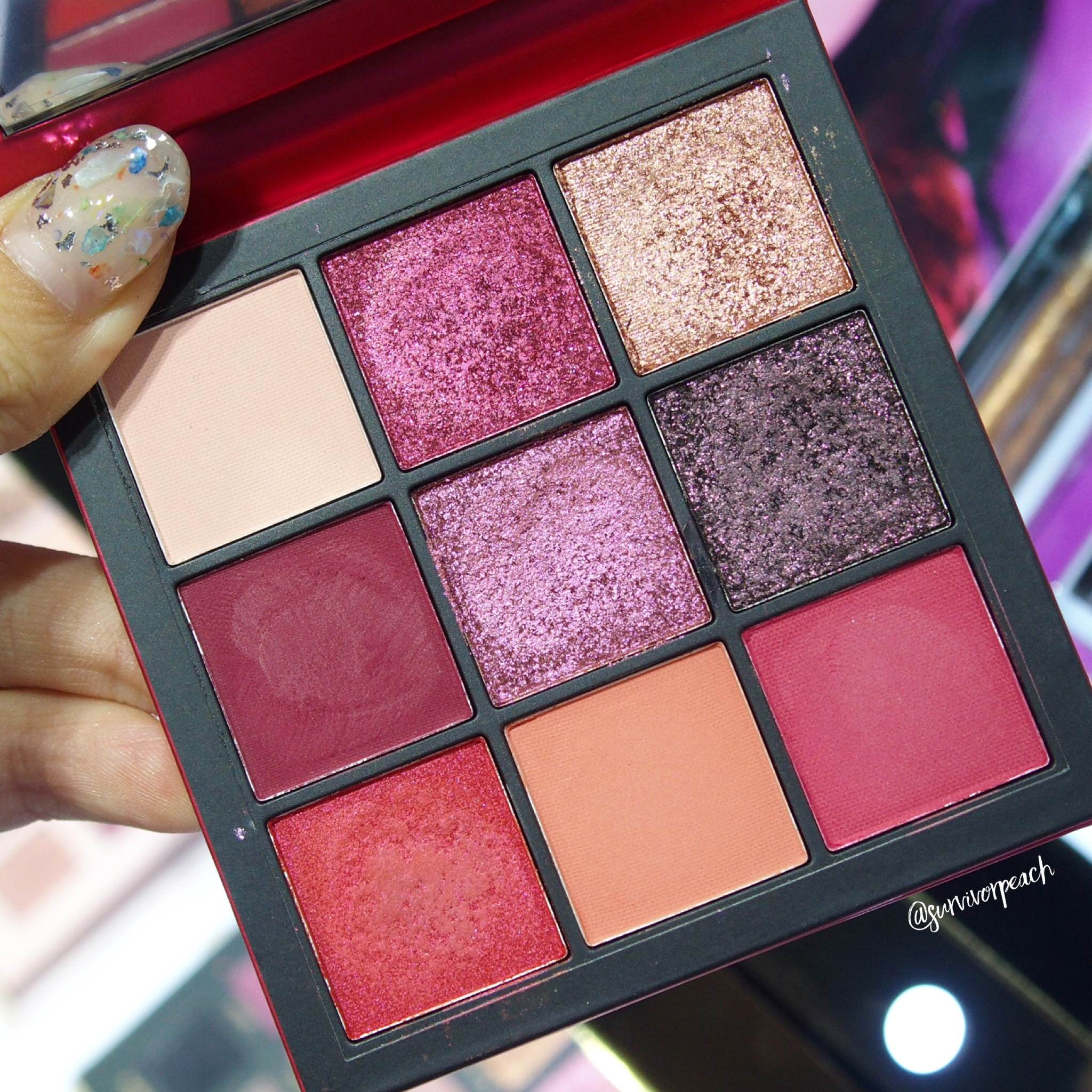 Huda Beauty Obsessions Palette - Ruby Obsessions