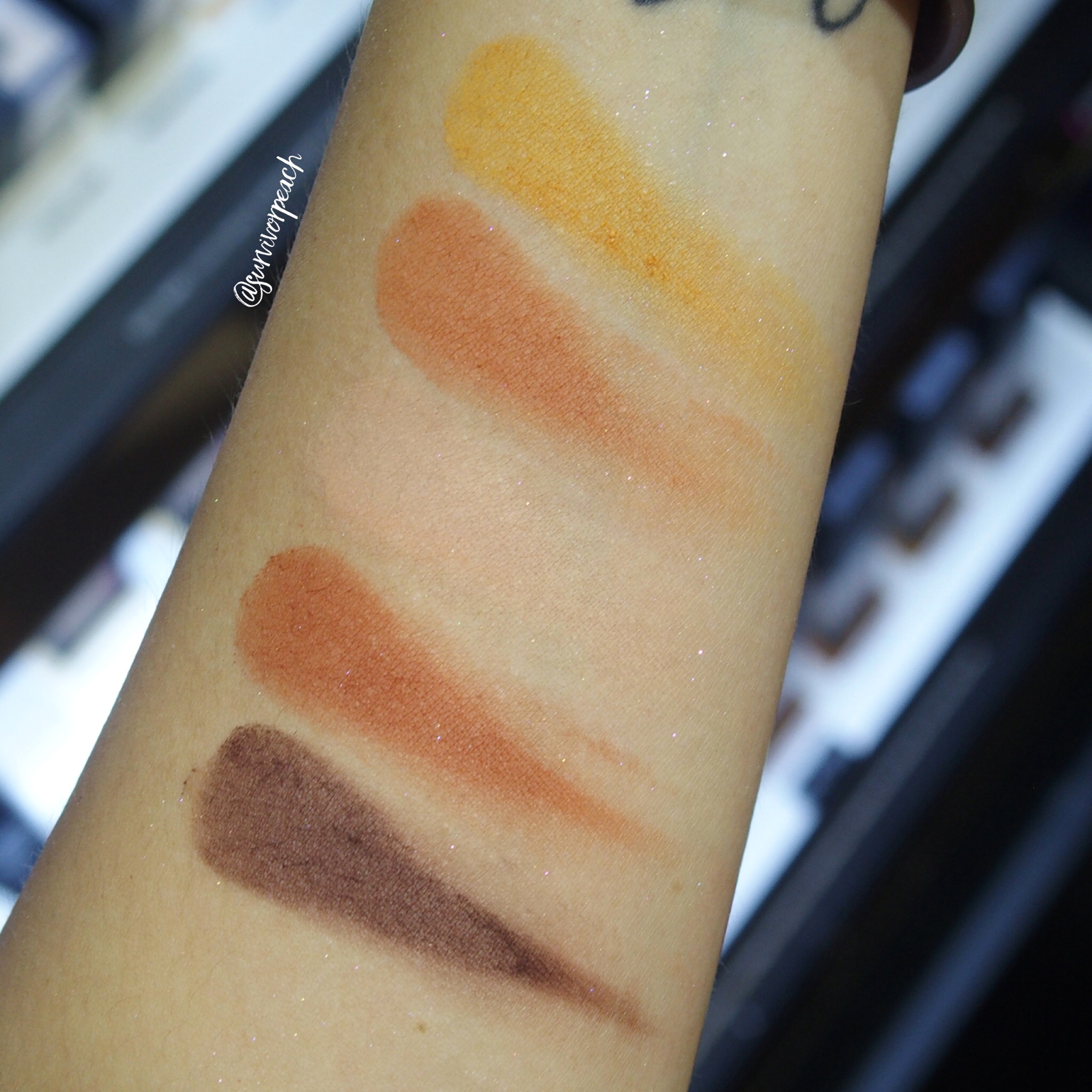 Huda Beauty Obsessions Palette - Topaz Obsessions swatches