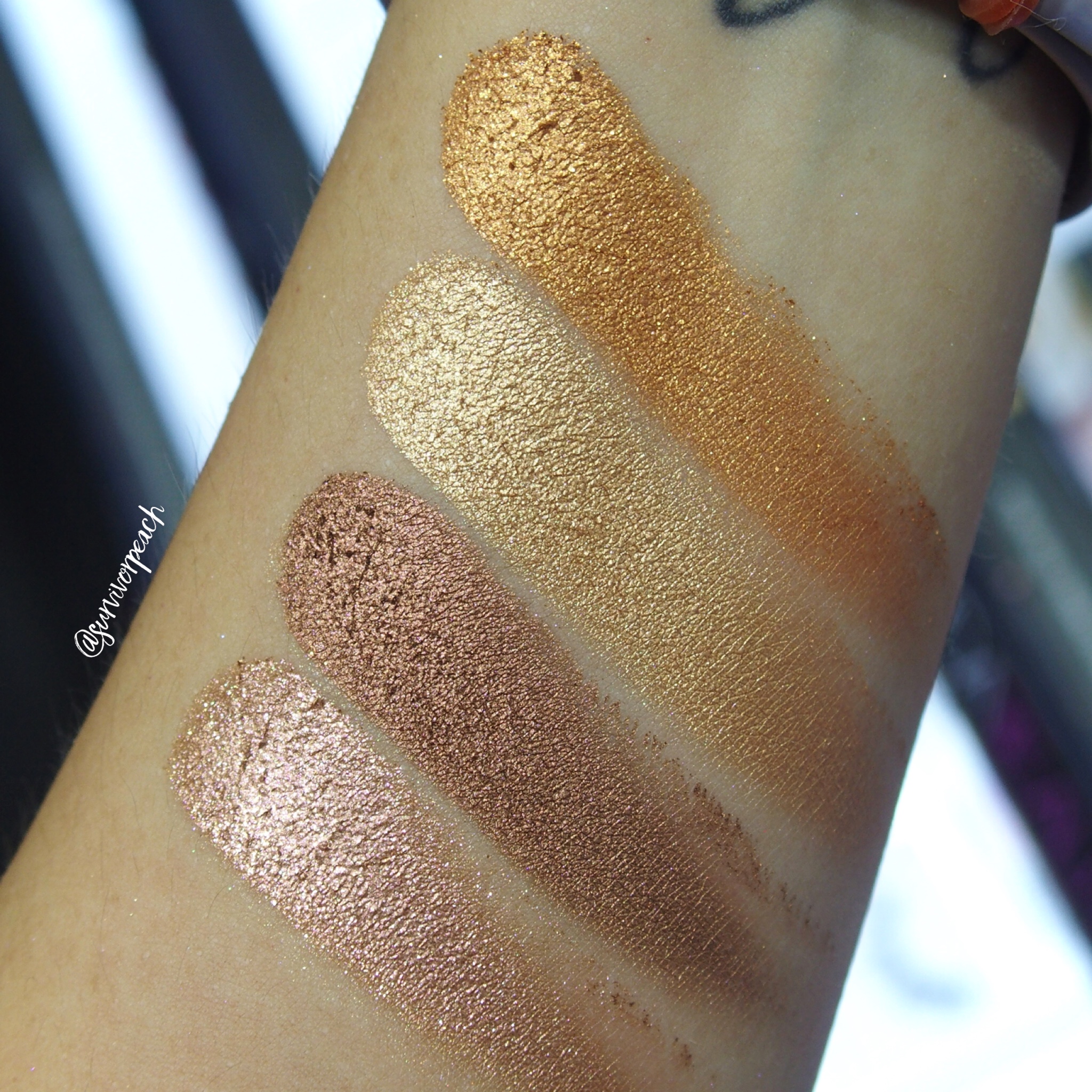 Huda Beauty Obsessions Palette - Topaz Obsessions swatches