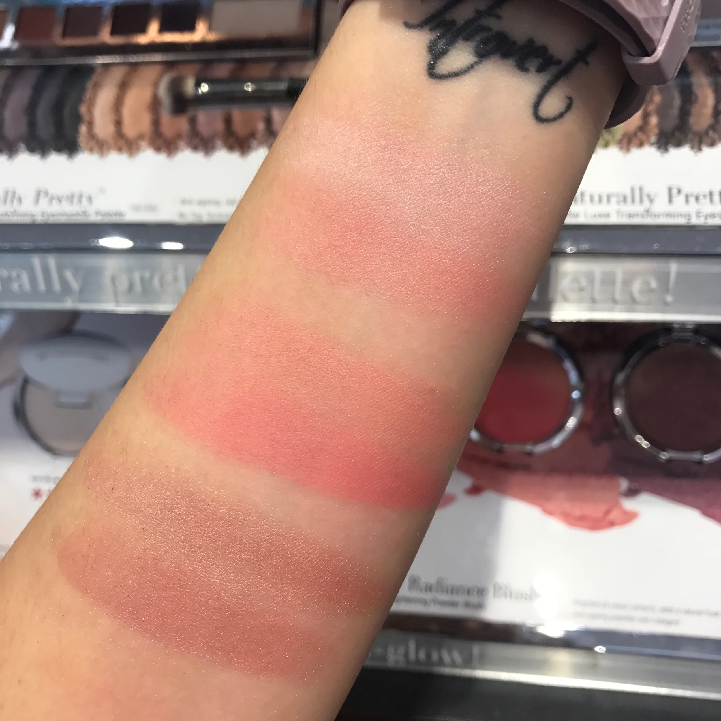 It cosmetics Ombré Radiance Blush swatches