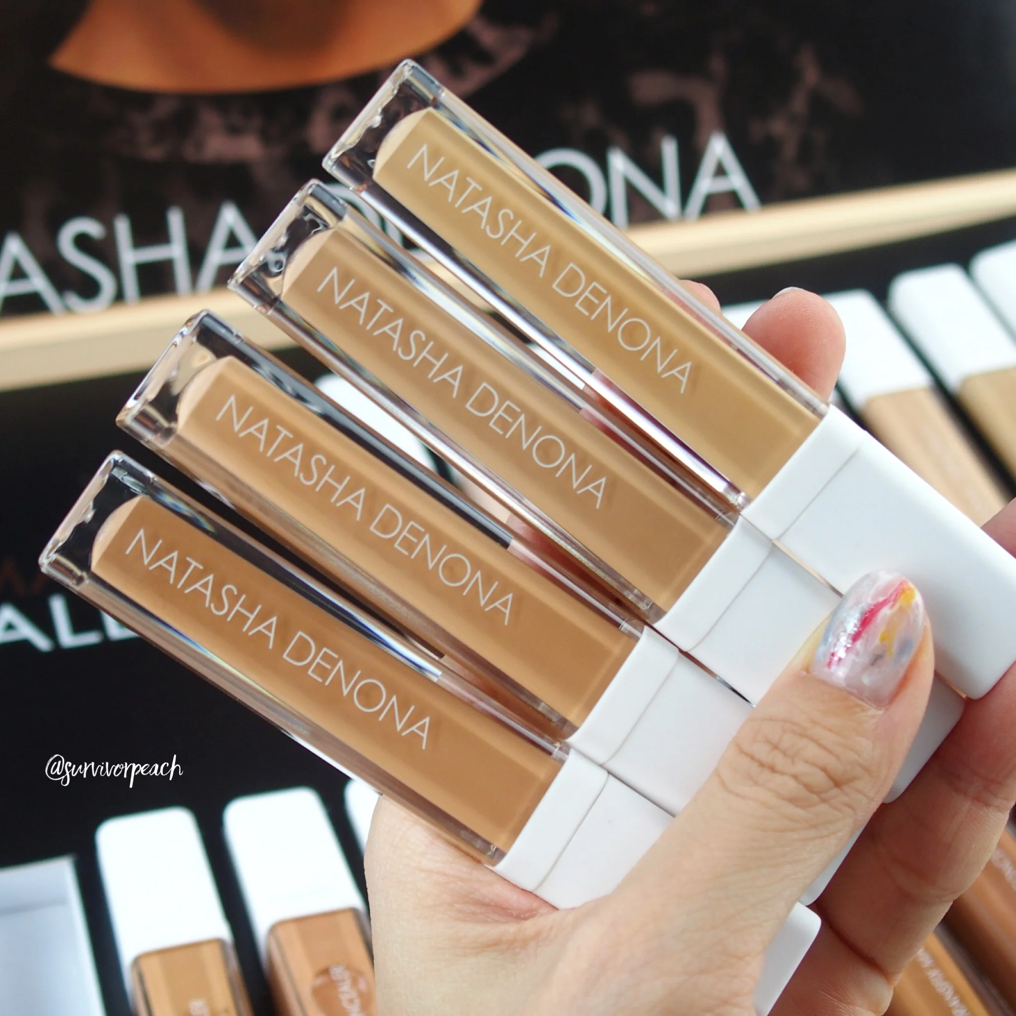 Natasha Denona Transfix Matte Concealer - 9WY Warm Yellow, 10 N Neutral, 11W Warm, 12W Warm